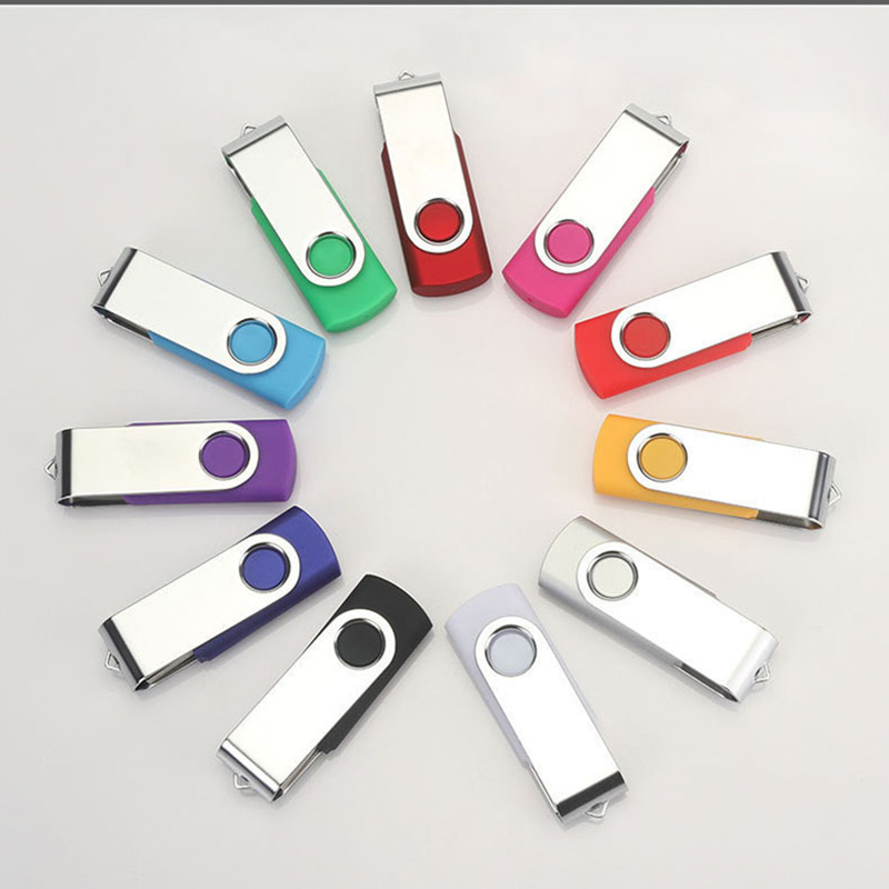 Rotary Telescopic Metal USB Flash Drive 7