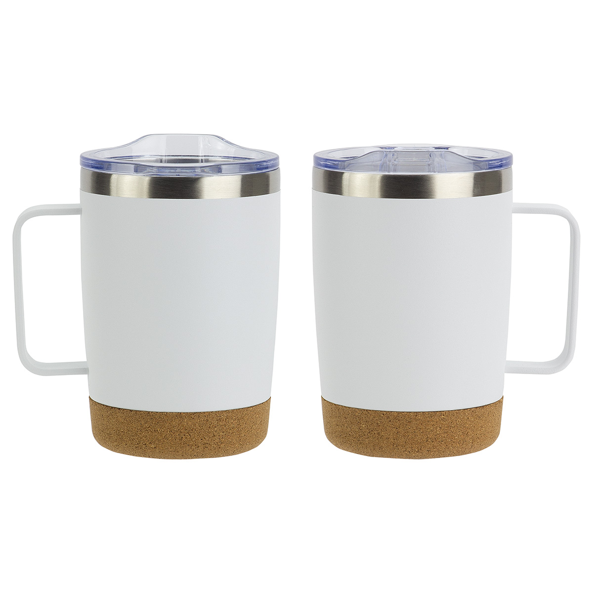 Sapora 12 oz Vacuum Insulated Stainless Steel Mug with Cork Base 18