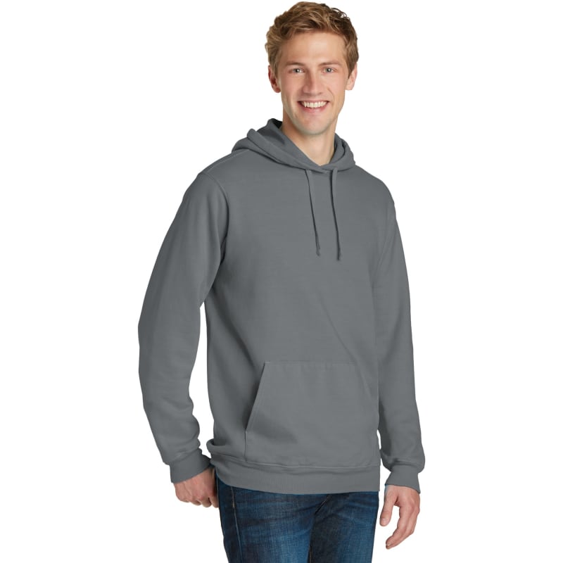 Port & Company Beach Wash Garment-Dyed Pullover Hooded Sweatshirt. 33