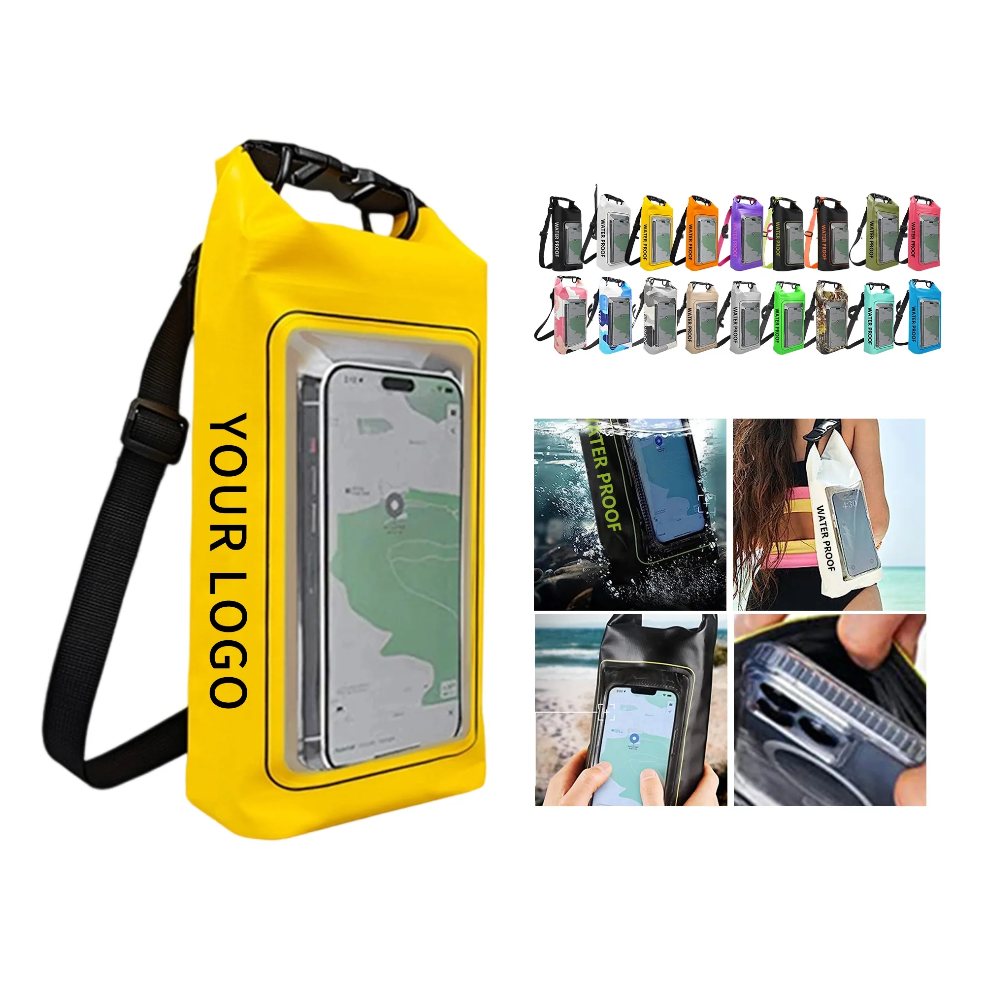 Outdoor Crossbody Bag with IPX6 Waterproofing 1