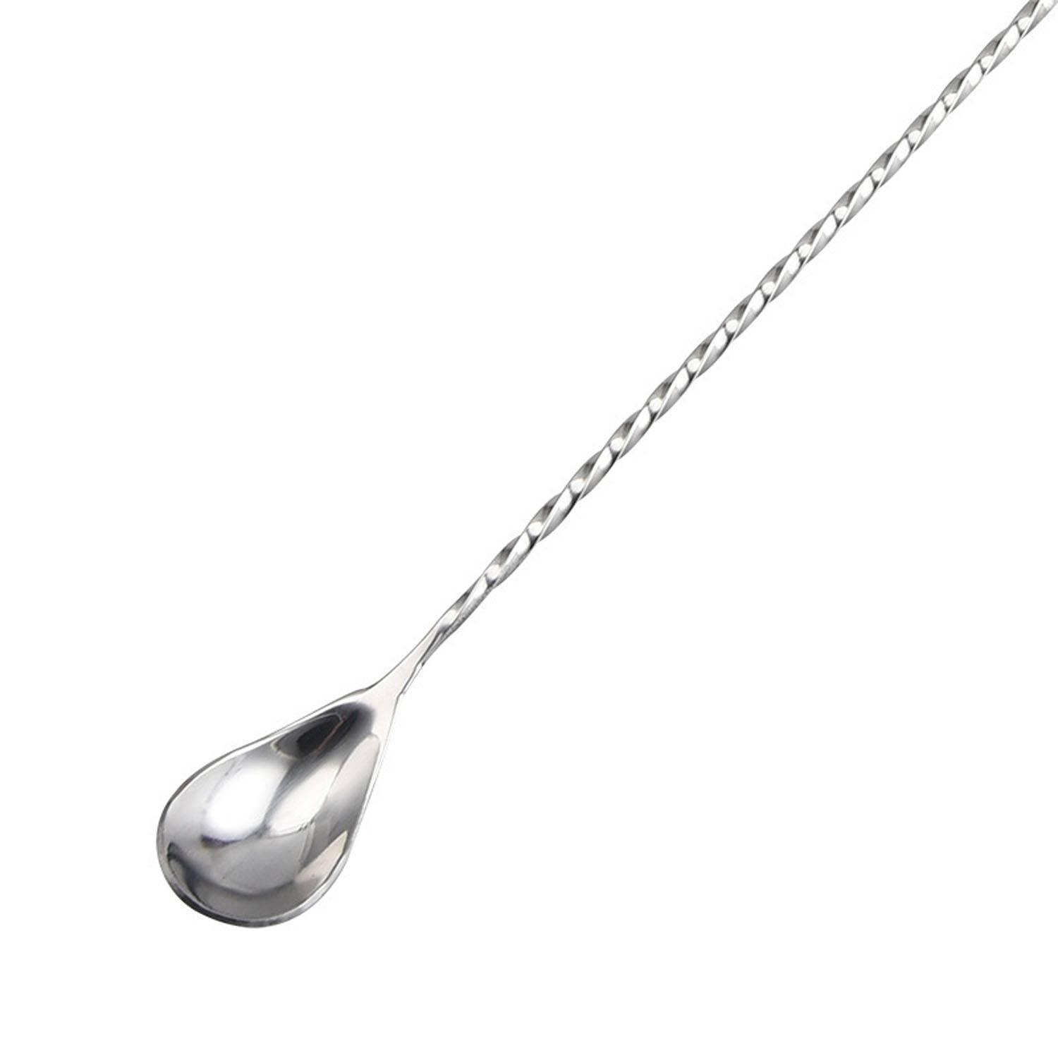 Stainless Steel Cocktail Mixing Spoon w/ Long Handle 3