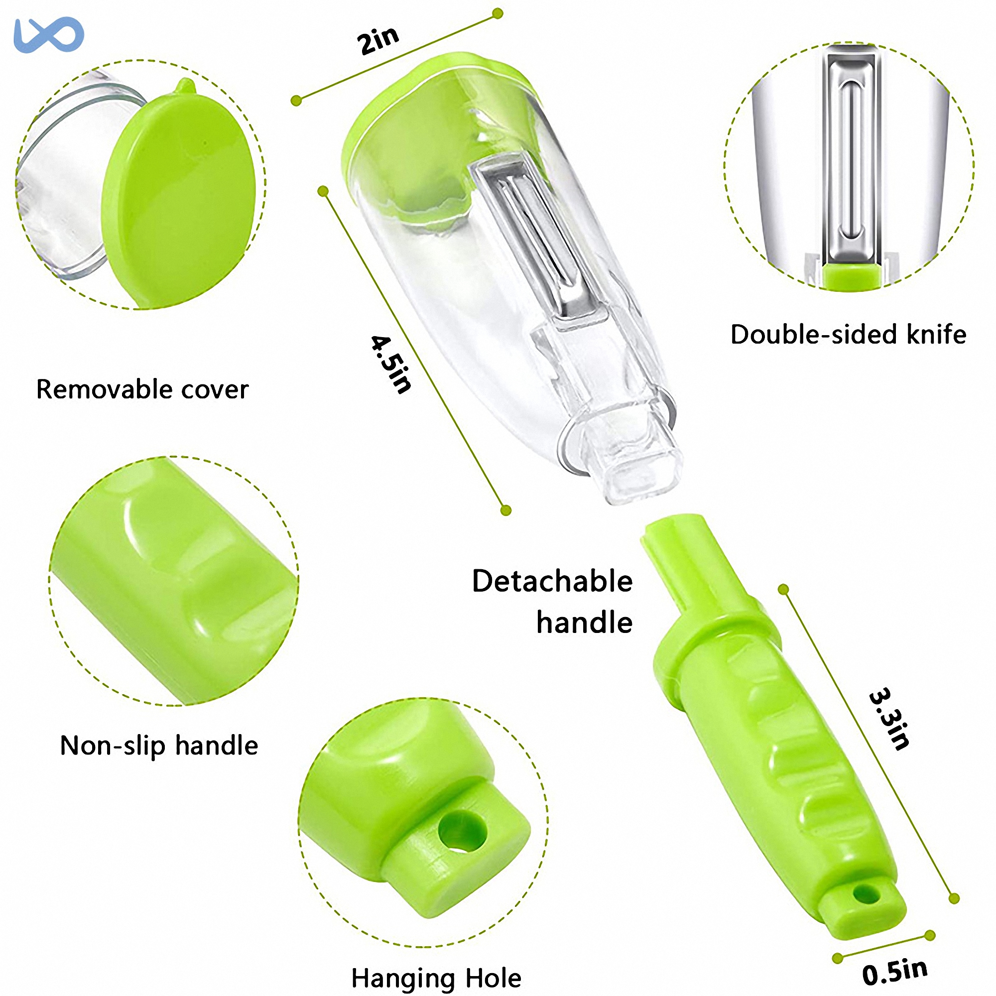 Vegetable Peeler with Storage Container 3