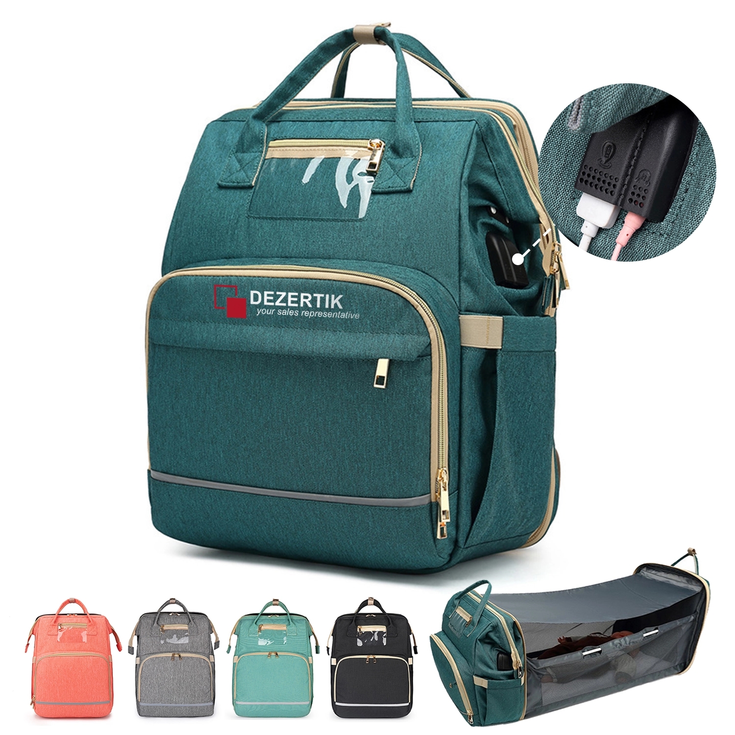 Multi-Function Mommy Backpack 1