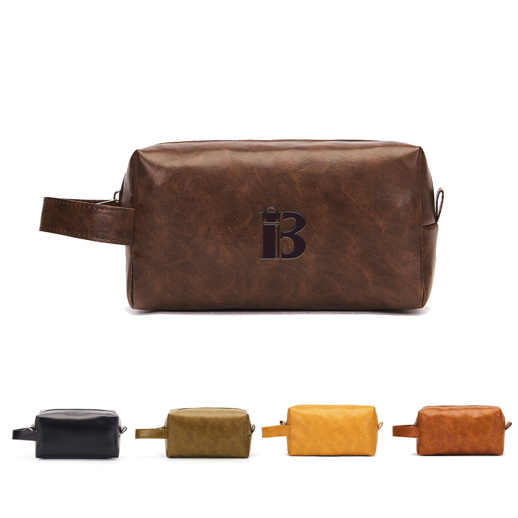 PU Leather Travel Toiletry Storage Bag 2