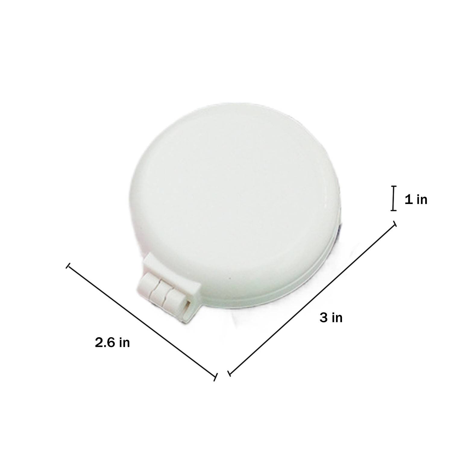 Mini 2-in-1 Plastic Pop-Up Mirror Brush 10