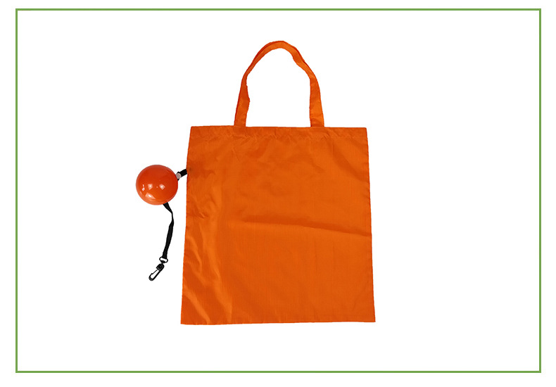 Bowling Shape Folded Shopping Tote Bag 1