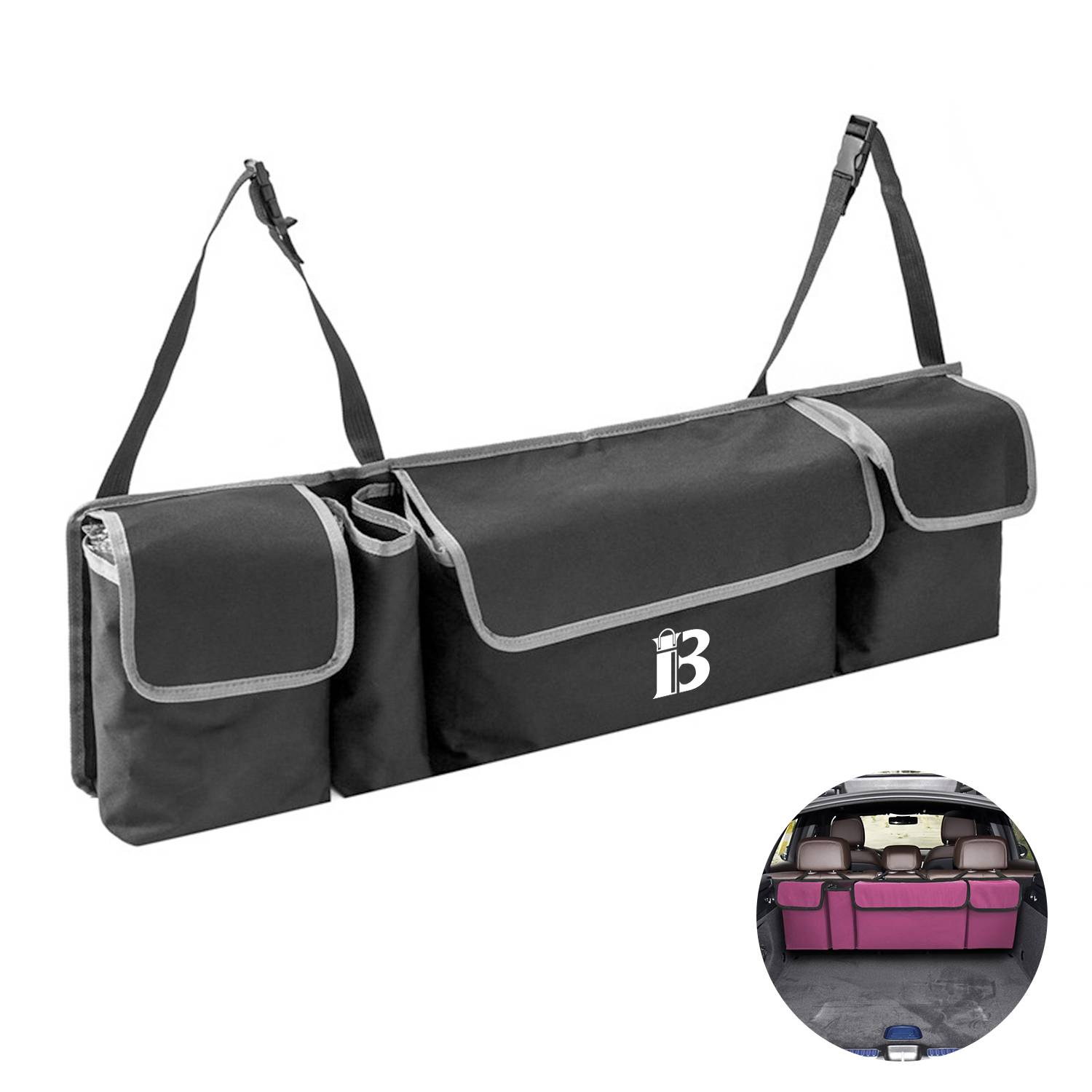Trunk Hanging Organizer Car Seat Back Storage Bag