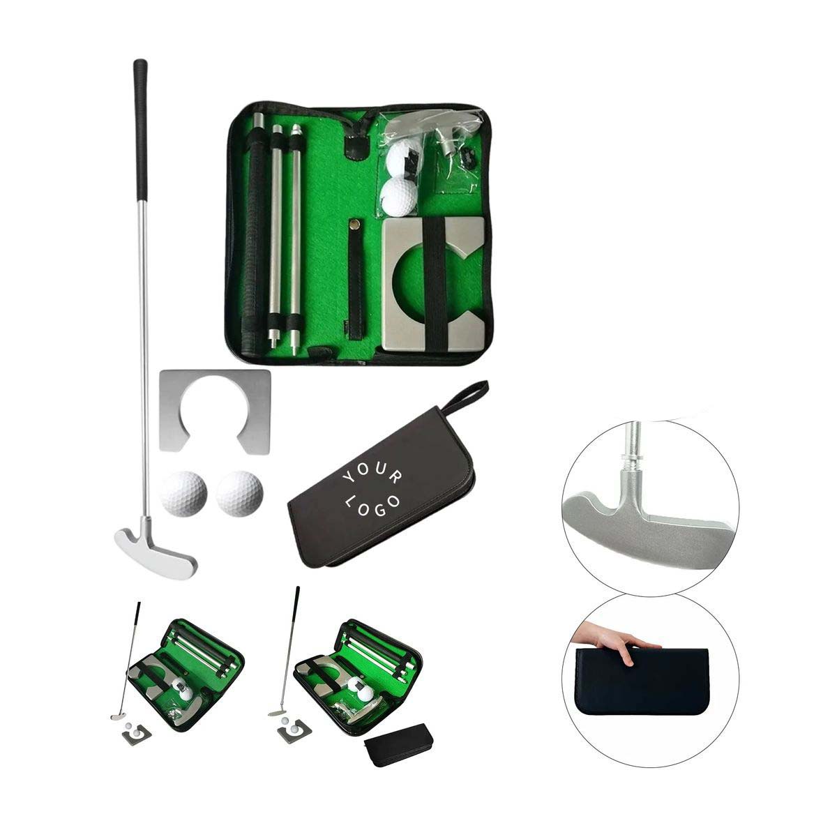 Portable Golf Putter Set with Non Slip Grip 1