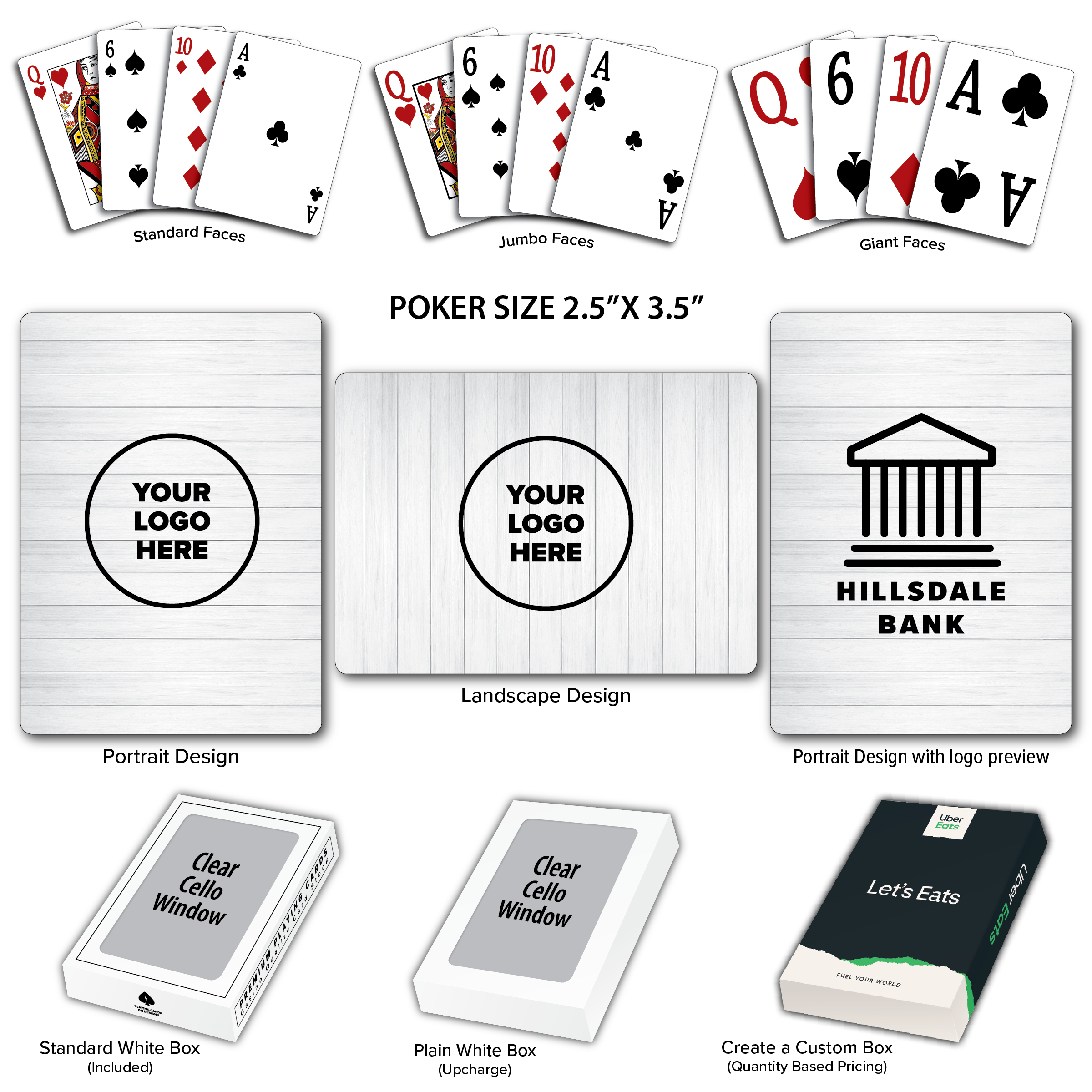 Shiplap Theme Poker Size Playing Cards