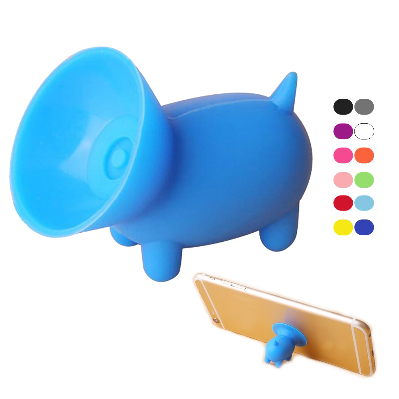 Cute Pig Shaped Silicone Phone Holder 2