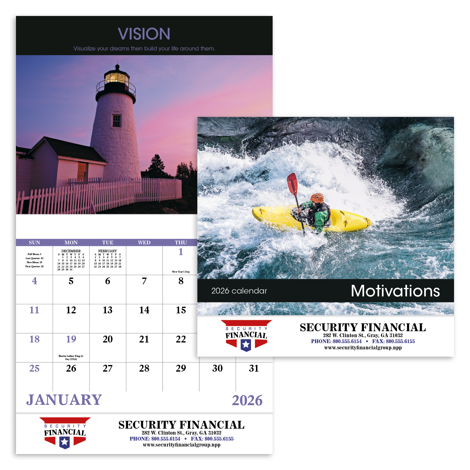Good Value™ Motivations - Stapled Calendar 12