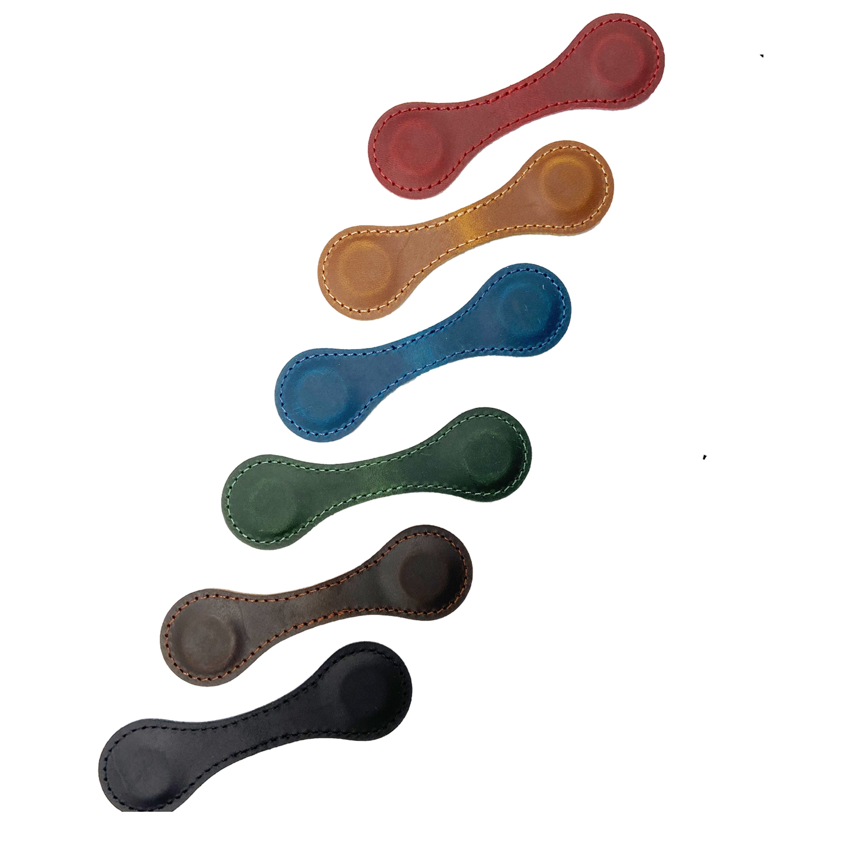 Engraved Magnetic Genuine Leather Bookmarks 8