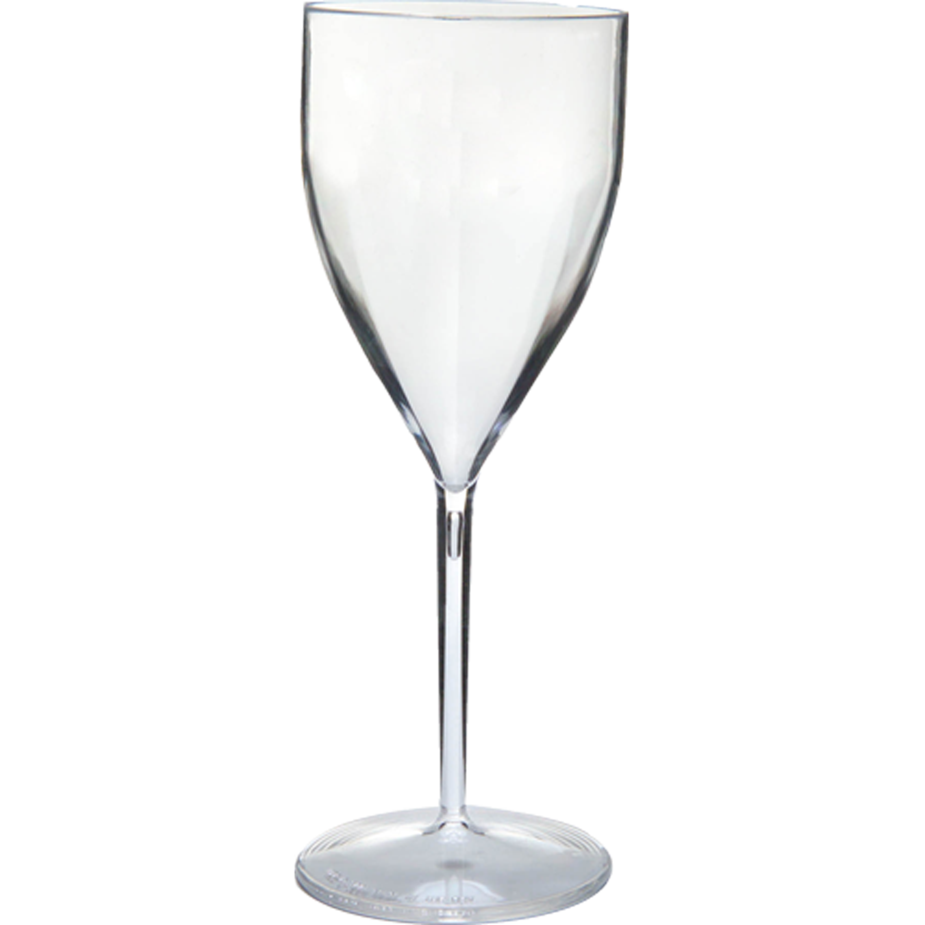 9 oz Clear Plastic Wine Goblet 1 Piece