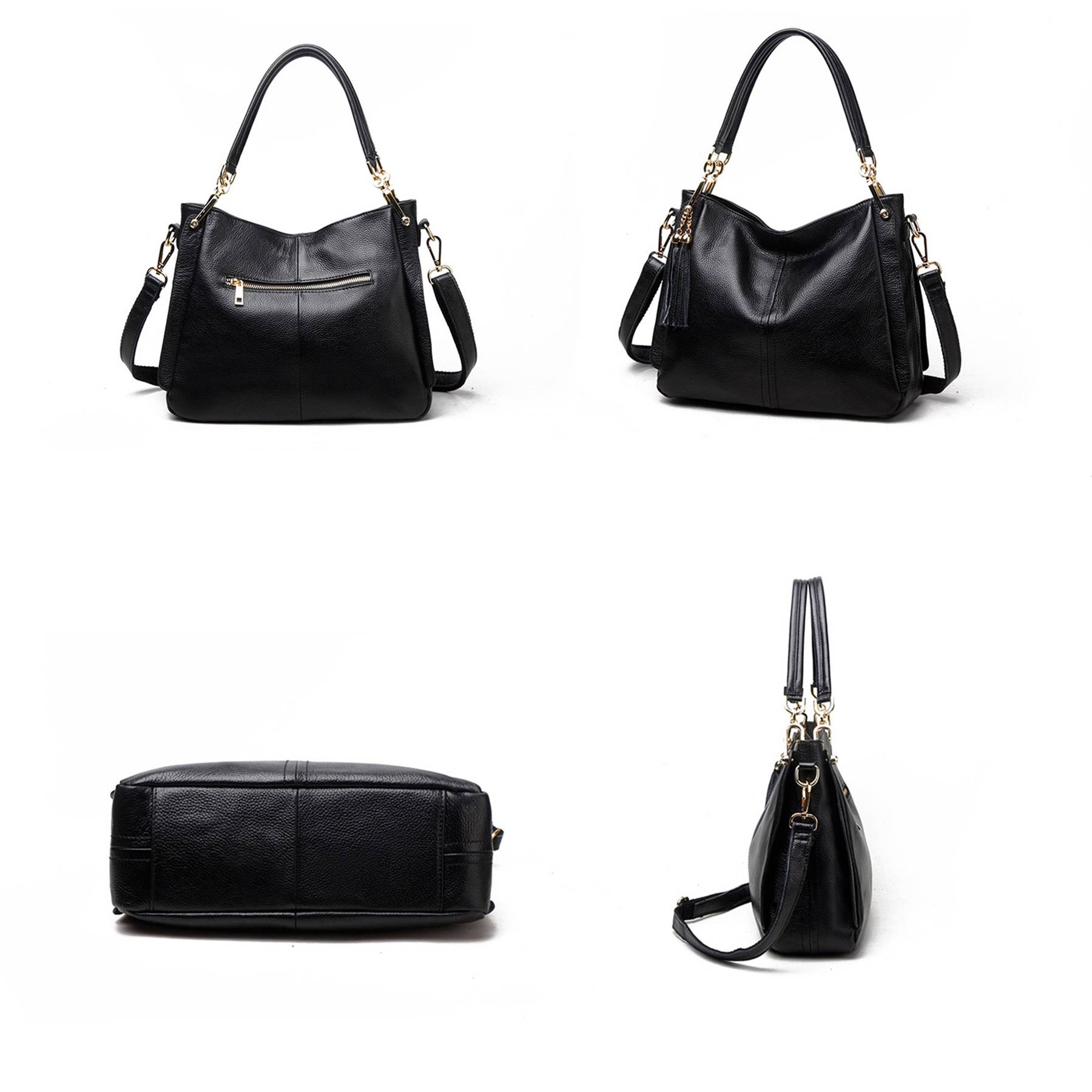 PU Leather Tassels Women Cross-body Handbags multicolour 6