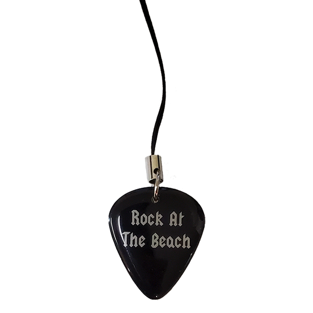 Novelty Pick with Single Sided Imprint with Black String Attachment 3