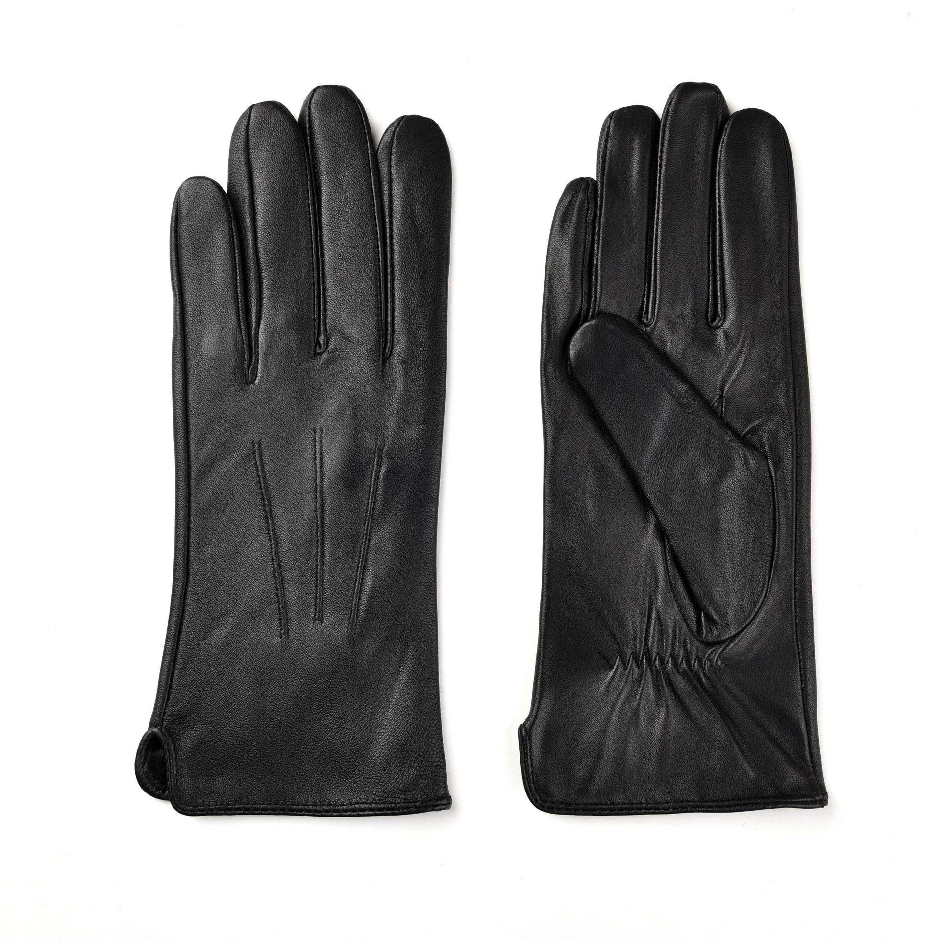 Winter Genuine Leather Lambskin Gloves for ladies 3
