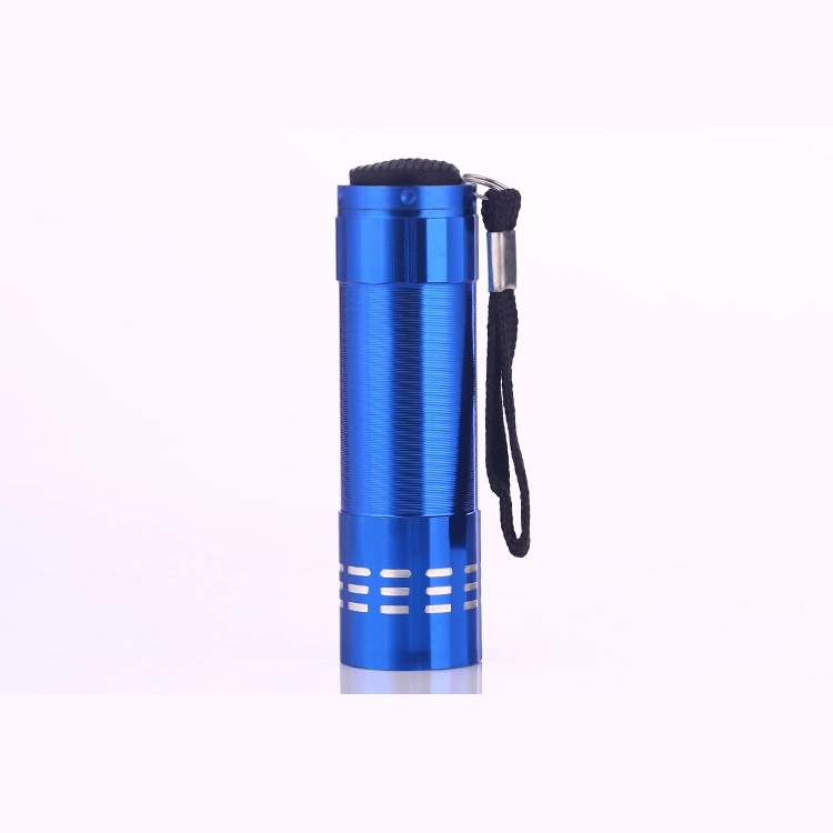 Metal 9 LED Flashlight 2