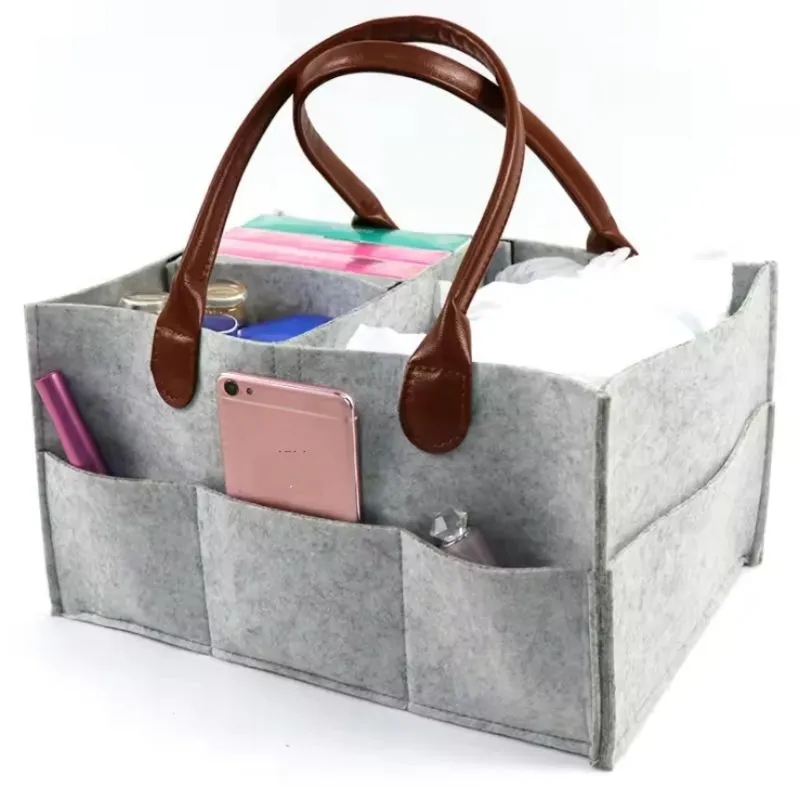 Felt Diaper Tote Organizer 2