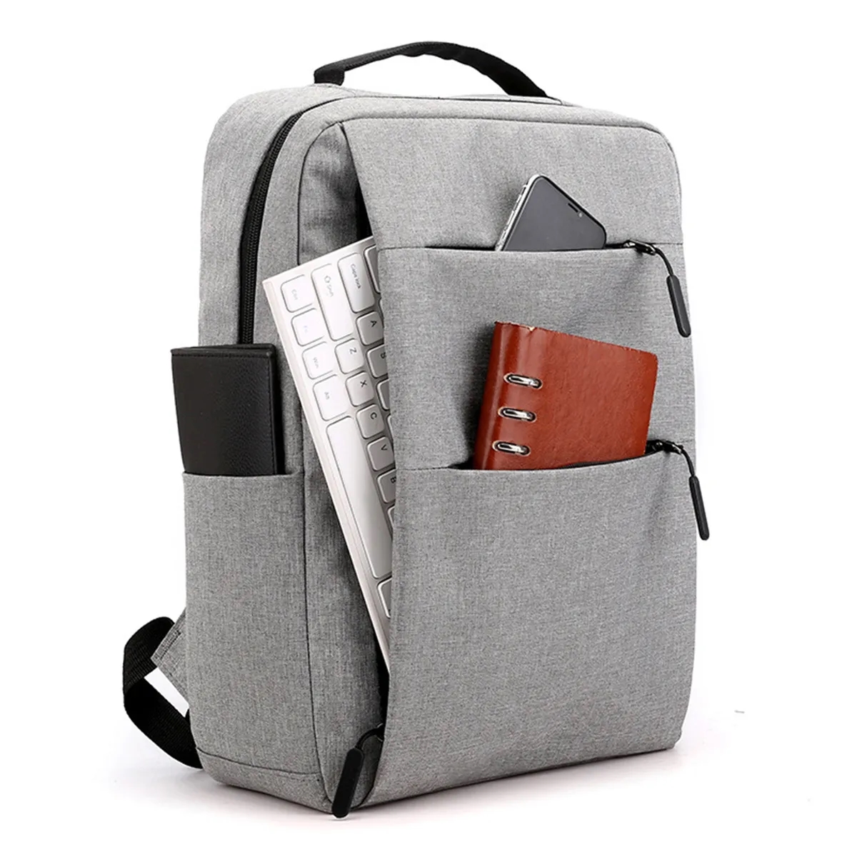 15.6-inch Durable USB Charging Port Backpack Laptop Bag 3