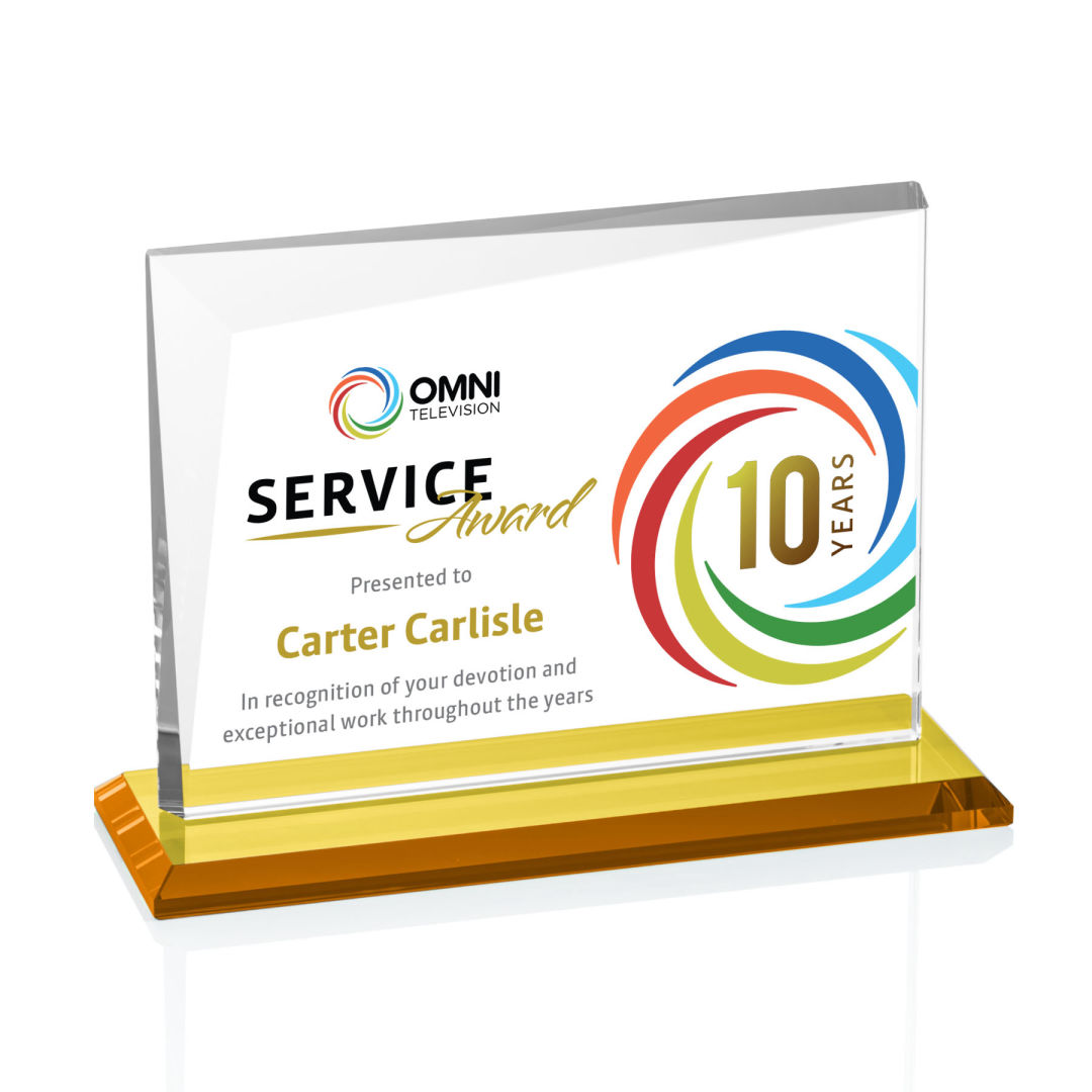 Mirela VividPrint™ Award - Amber 3