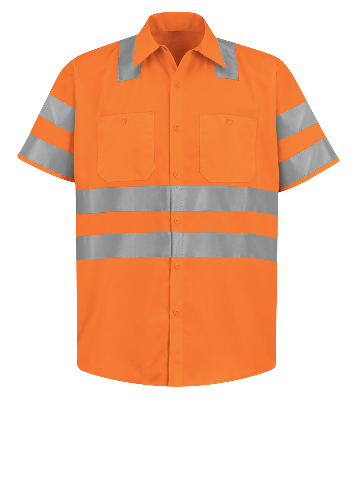 Red Kap Hi-Visibility - Men's Hi-Visibility Short Sleeve Work Shirt 7