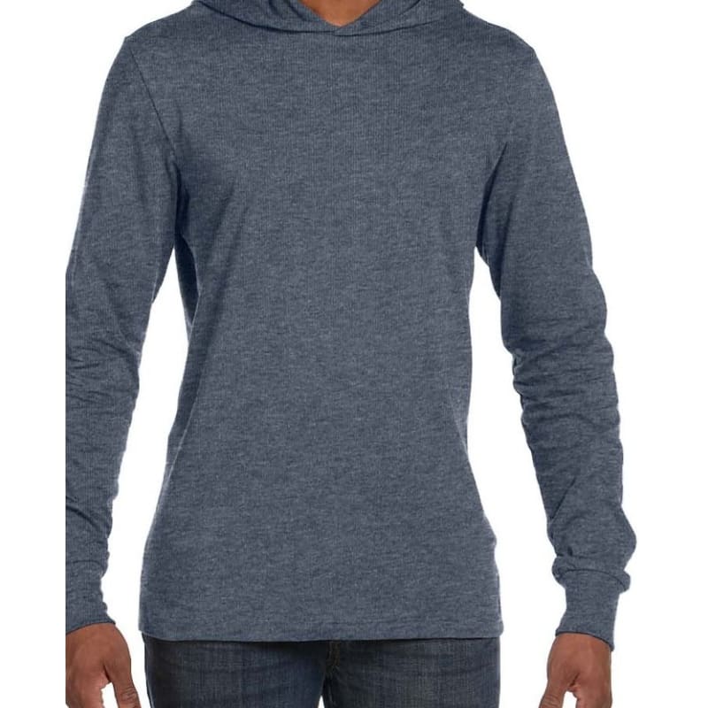 Bella Unisex Jersey Long-Sleeve Hoodie 3