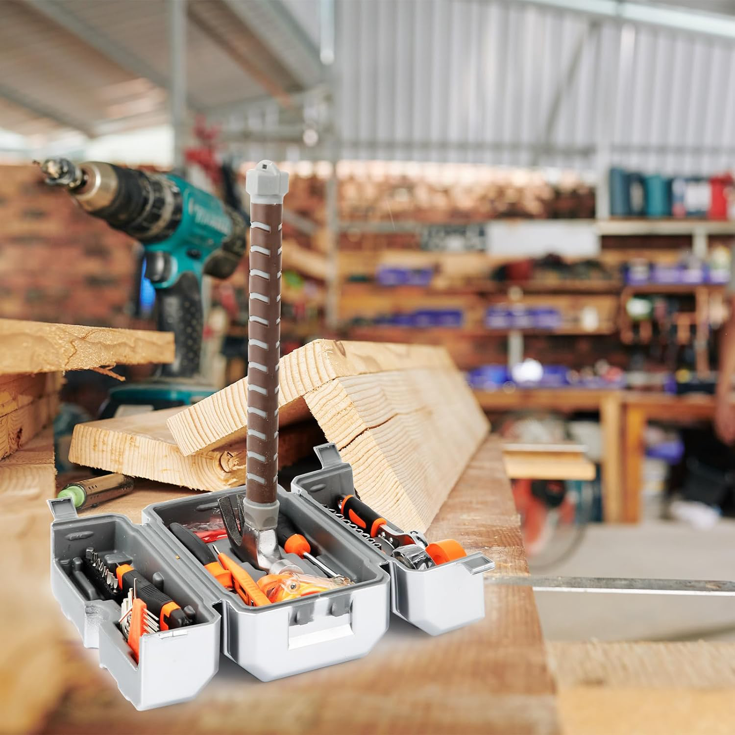 Multifunctional Hammer Tool Kit 6