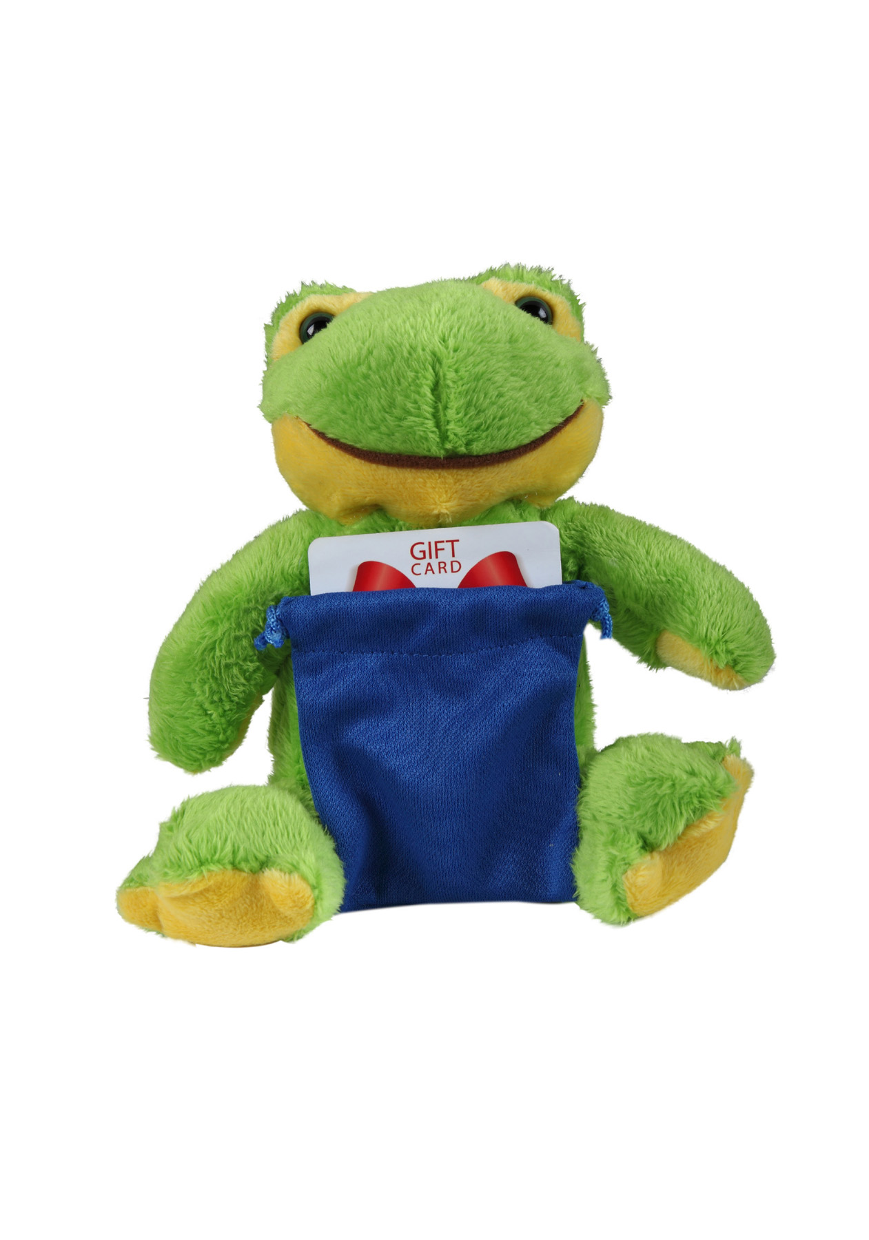soft plush Frog with gift card sack 3