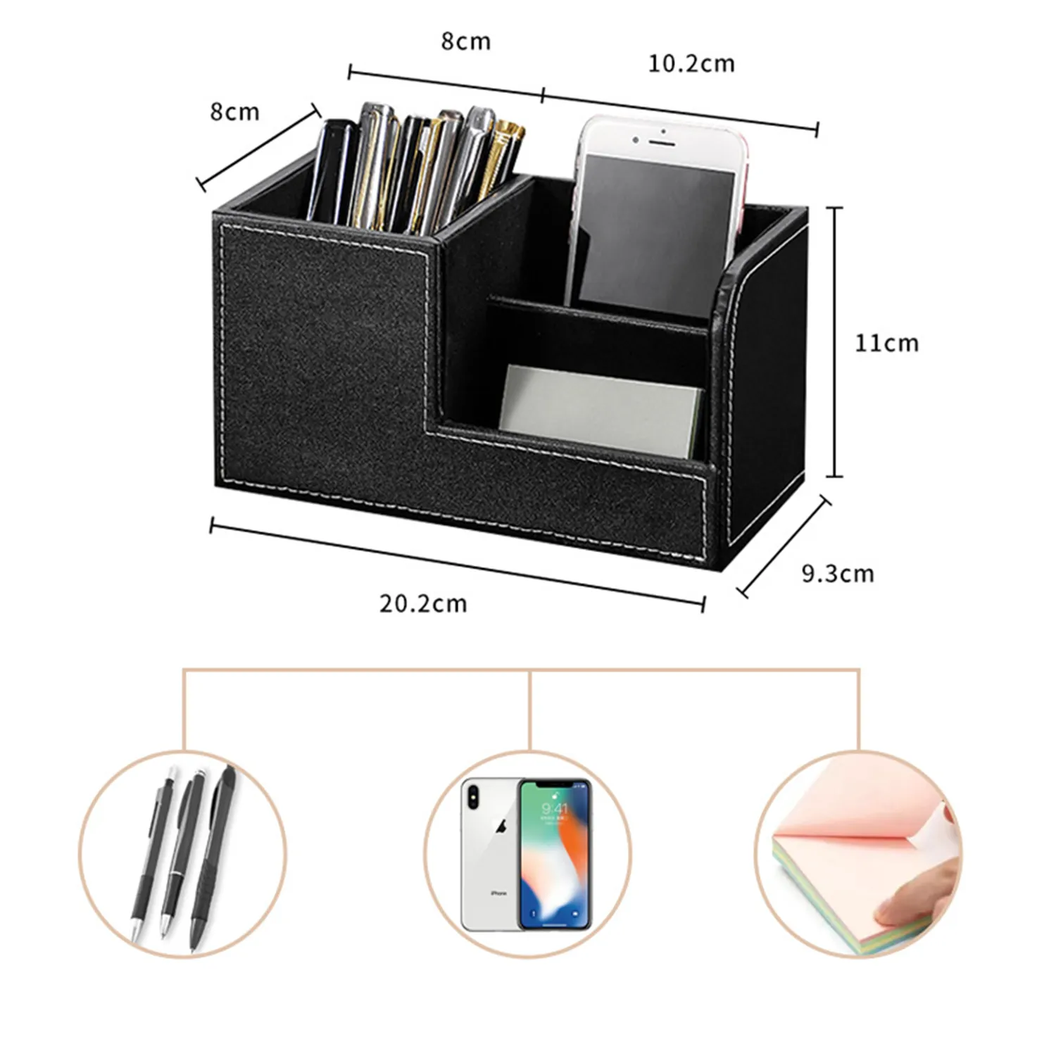 PU Leather Desk Organizer 1