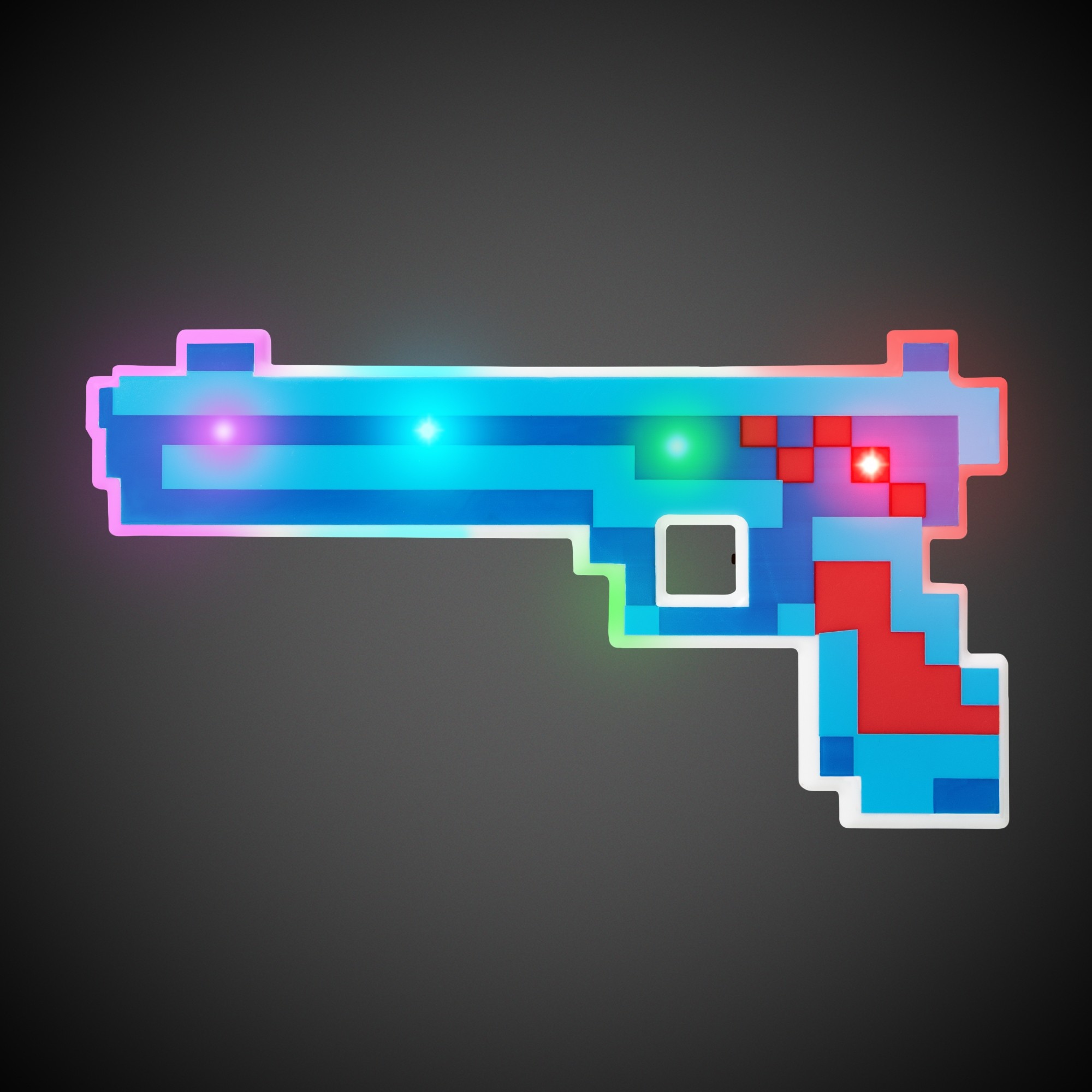 Blue/Red LED Pixel Gun 3