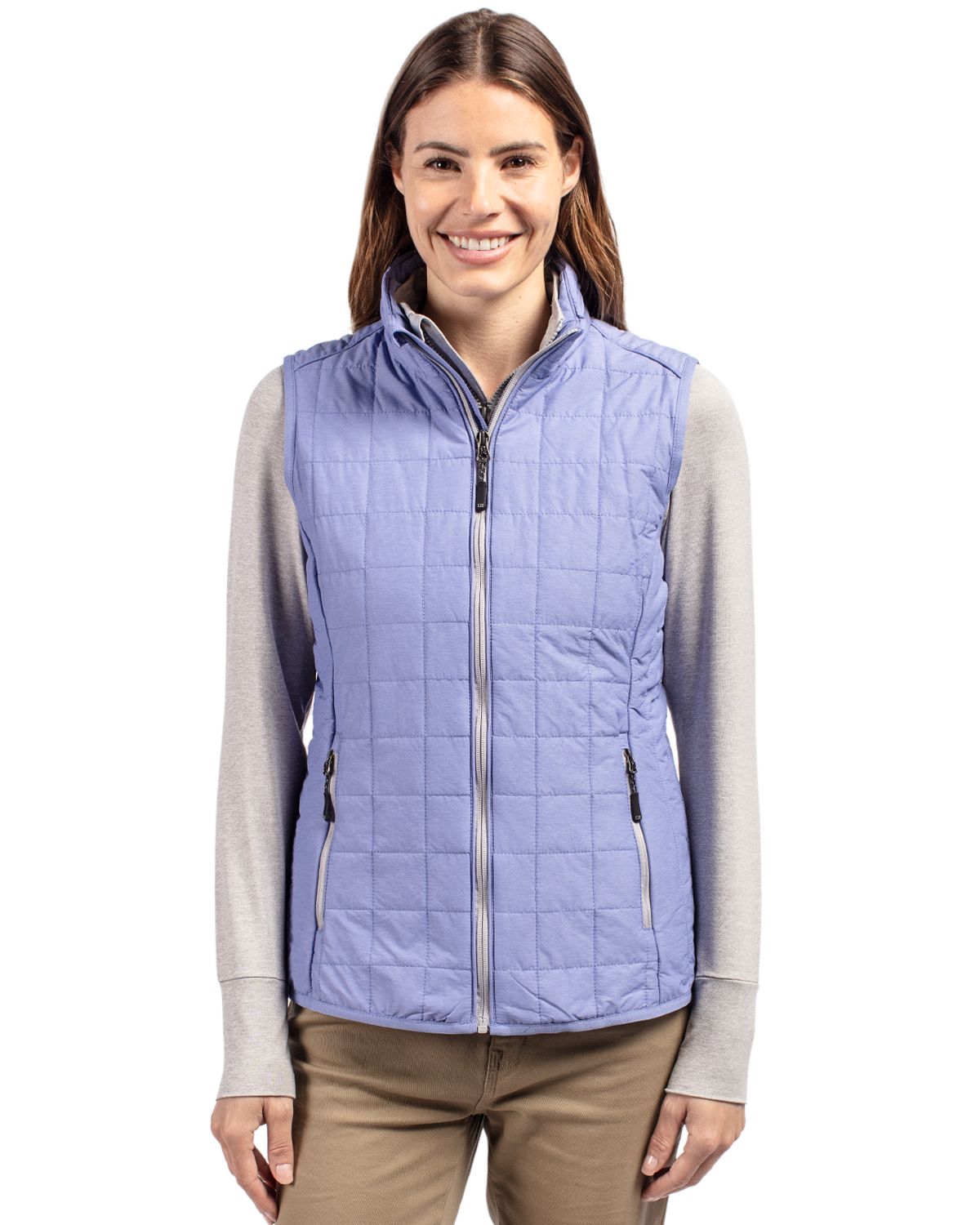 Cutter & Buck Rainier Recycled Insulated Puffer Womens Full Zip Vest 31