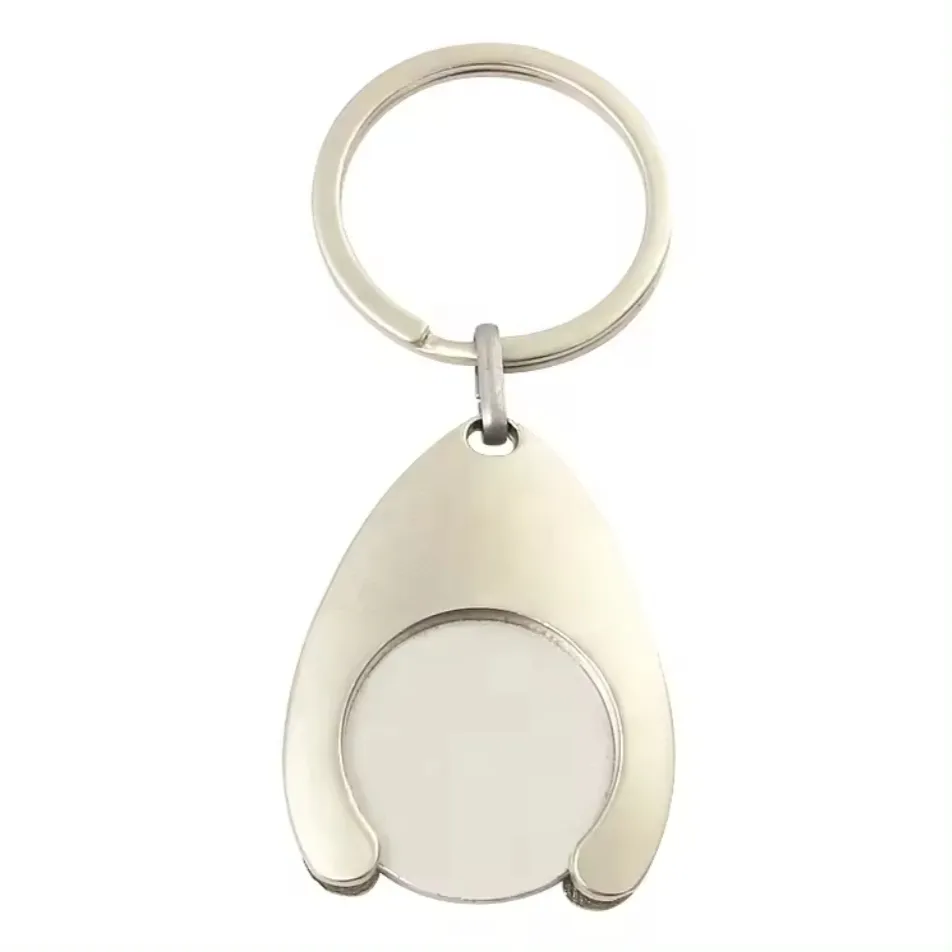 Shopping trolley coin holder keychain 2