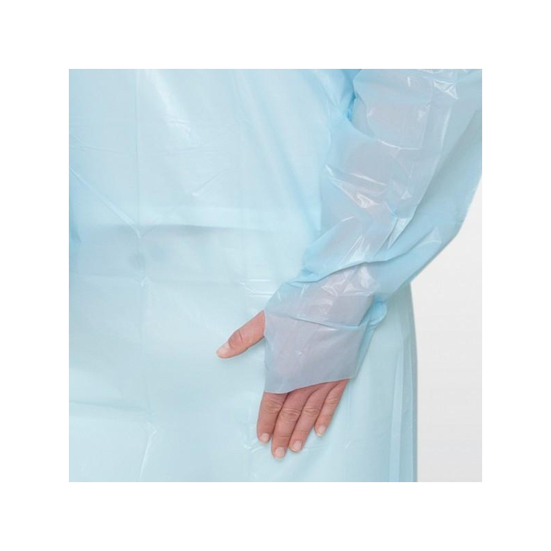 Bodysuit Safety Open Back L3 PEVA Disposable Isolation Gown 2