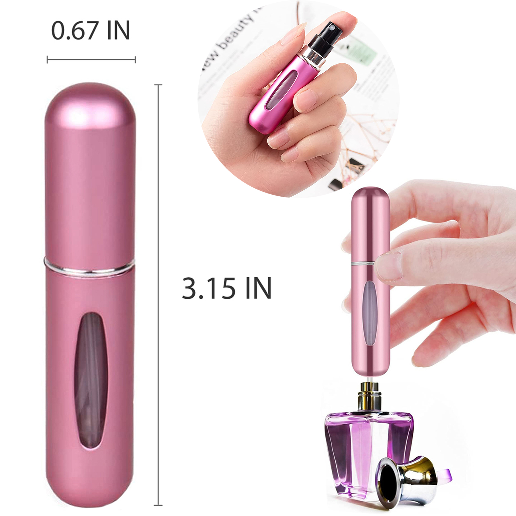 Portable Refillable Perfume Spray Bottle