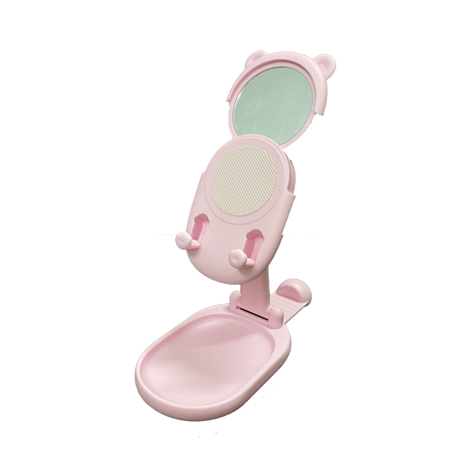 Makeup Mirror Desktop Phone Stand 4