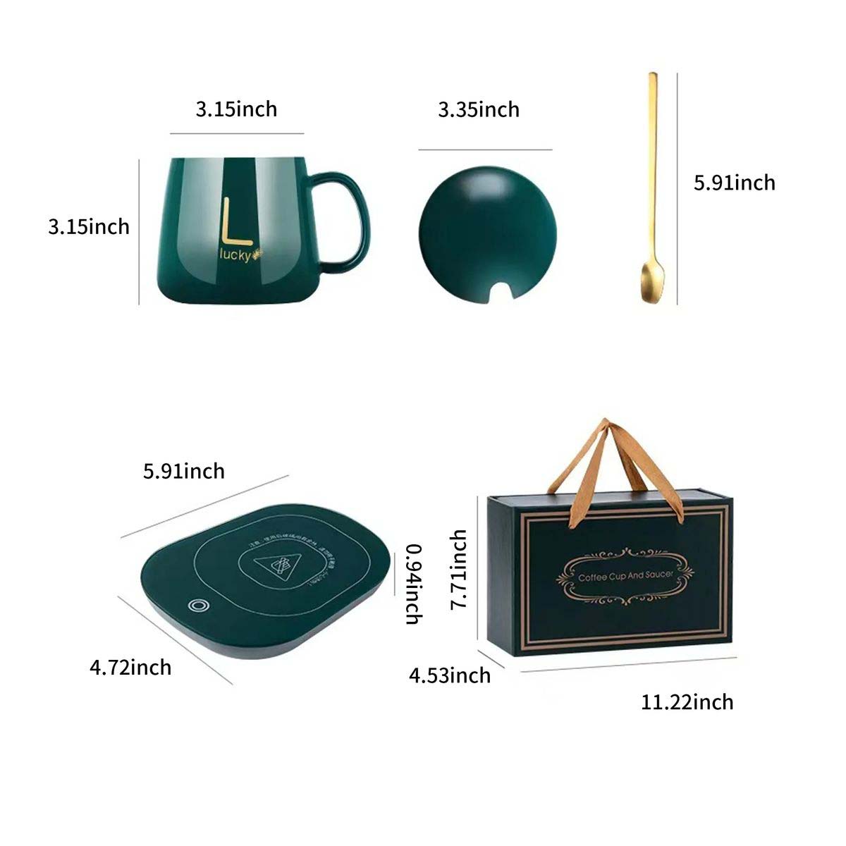 Ceramic Cup Gift Set with Paper Box Package 7