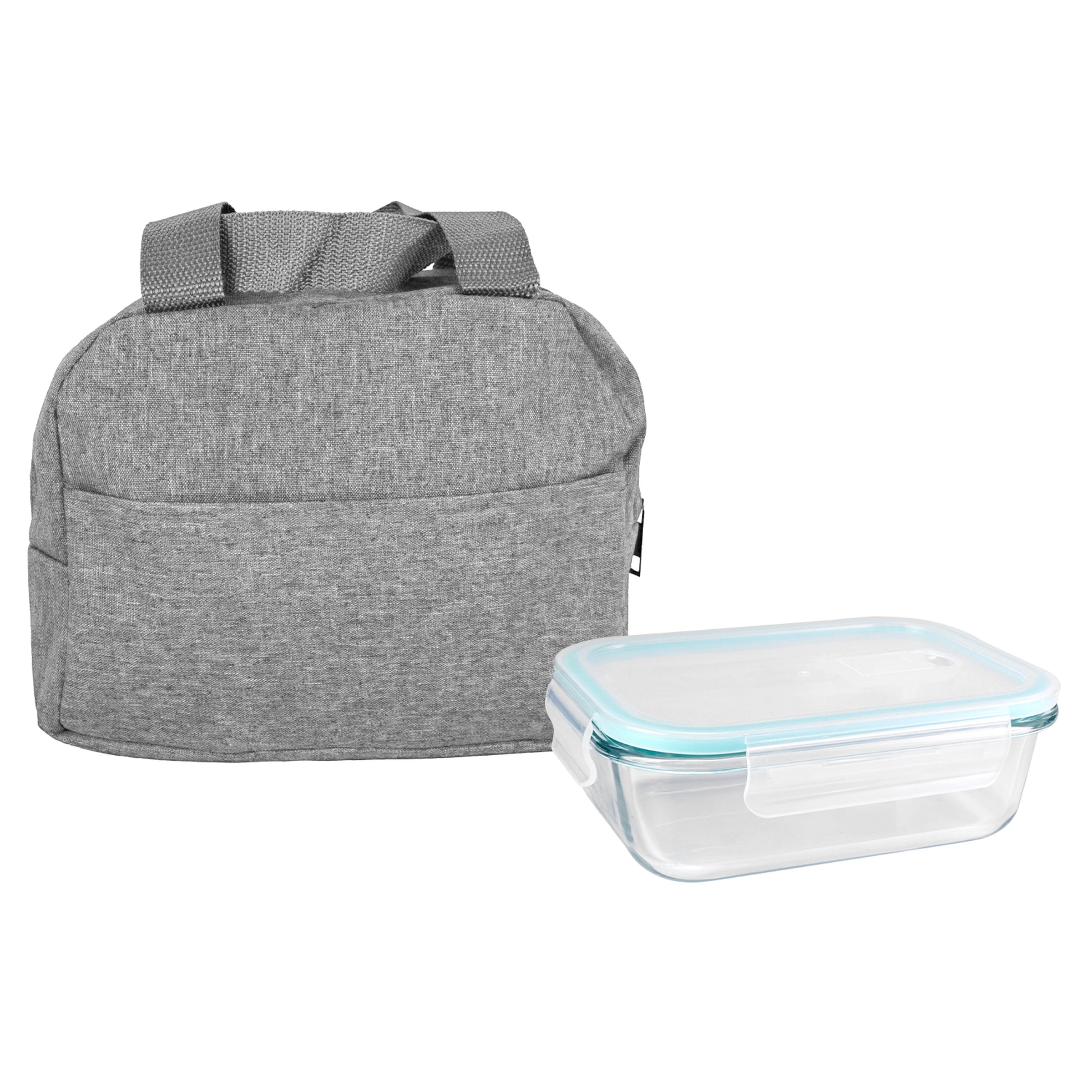 Handy Heathered Glass Lunch Set 9