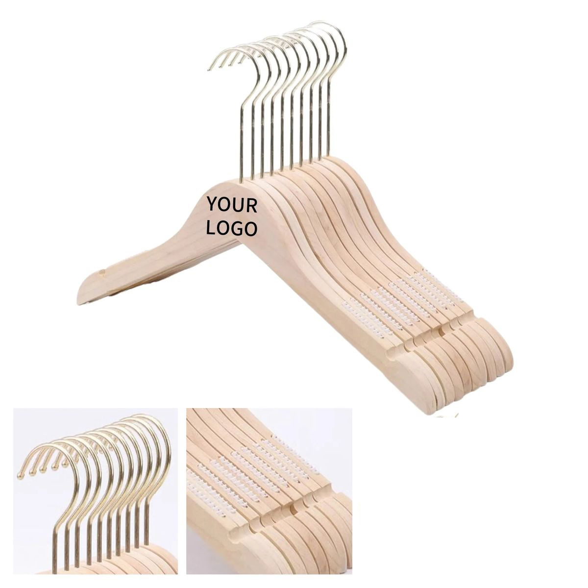 Wooden Durable Closet Garment Hanger 1