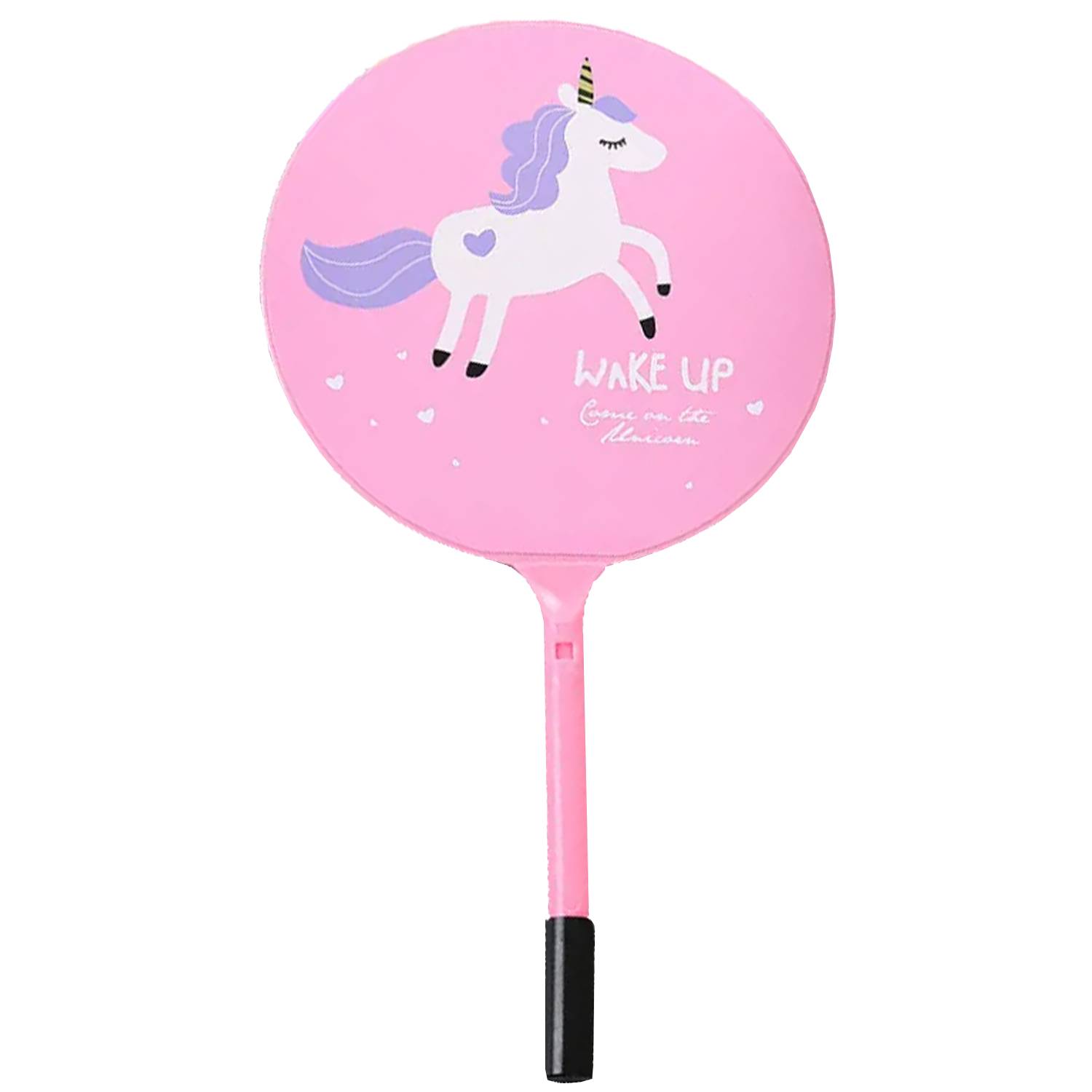 Multifunctional Plastic Handheld Unicorn Fan w/Ballpoint Pen 3