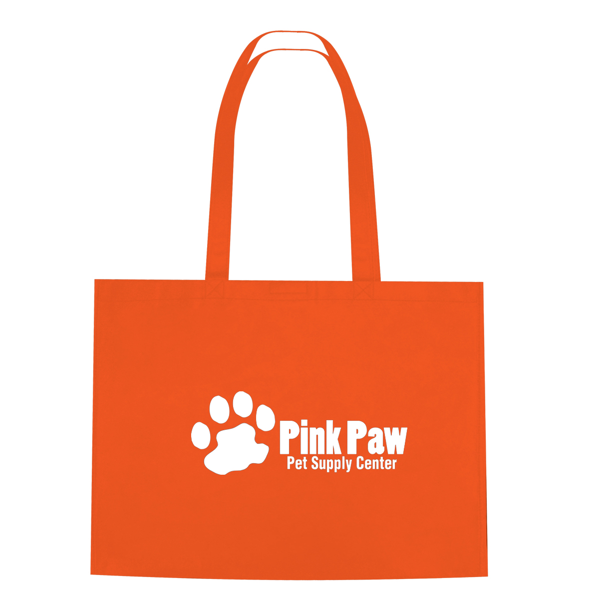 Non-Woven Shopper Tote Bag With Hook And Loop Closure 6
