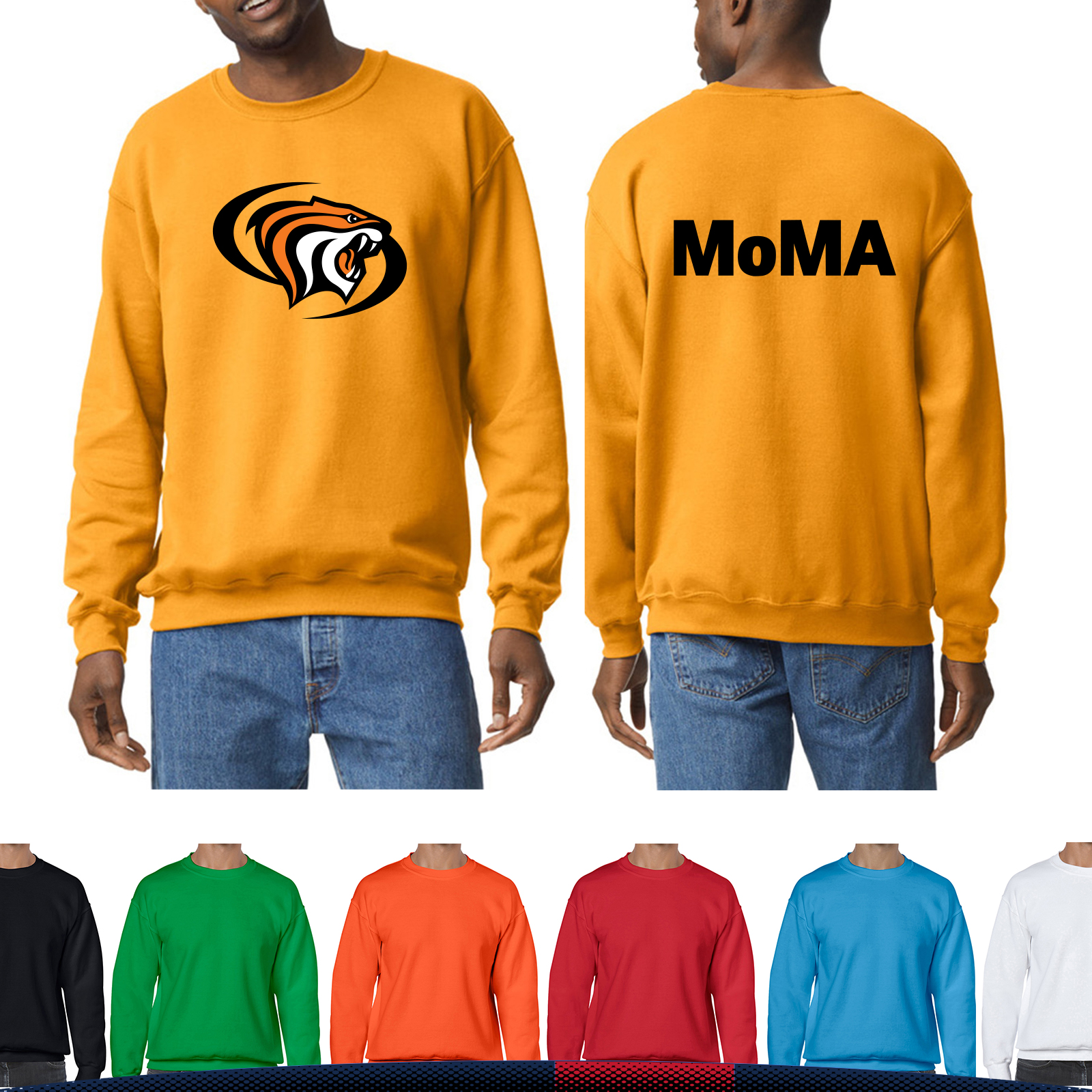 Gildan® 7.75 oz. Men's Cotton Crewneck Sweatshirts 8