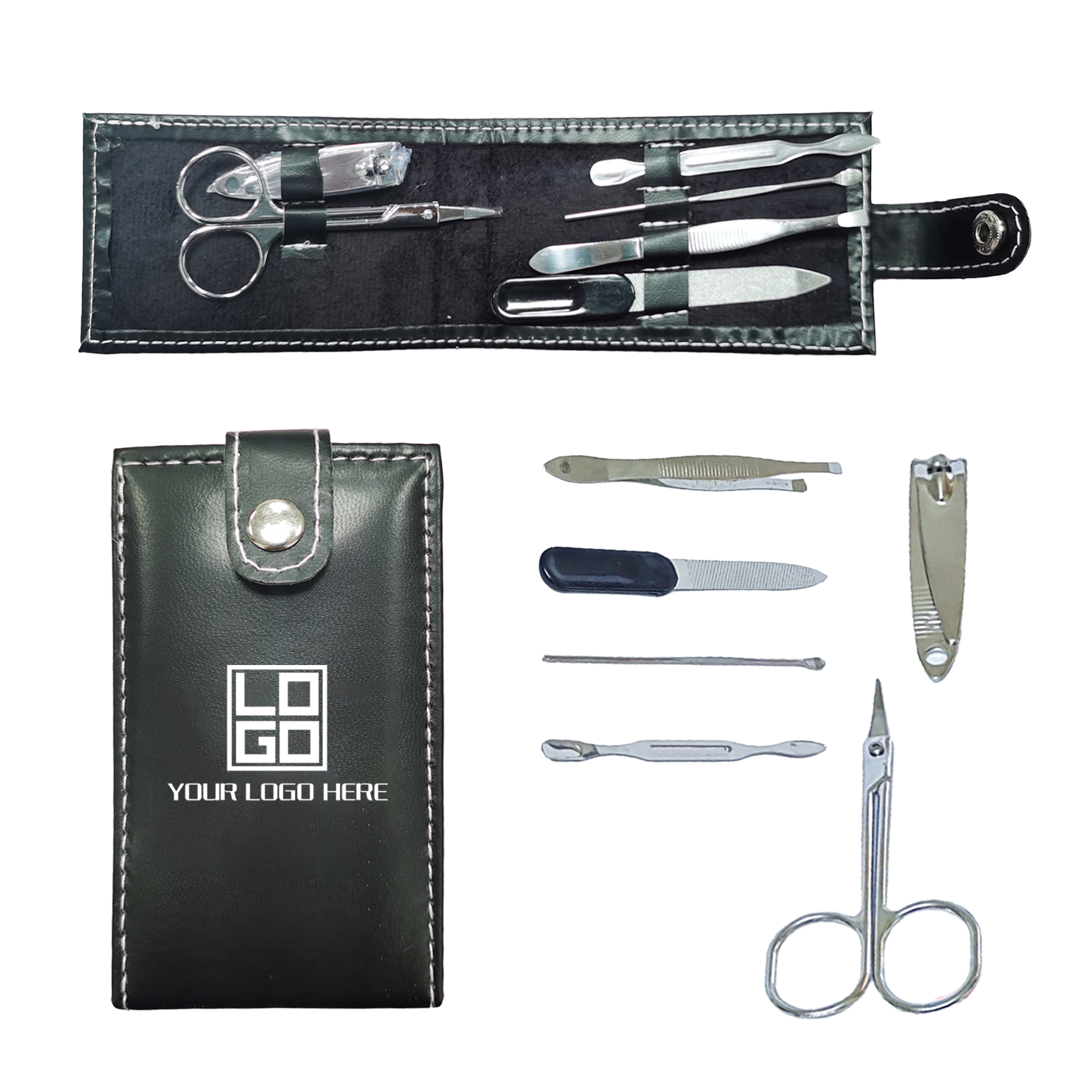 Beauty Nail Clipper Set of 6 Pieces in Folding Bag Style 2