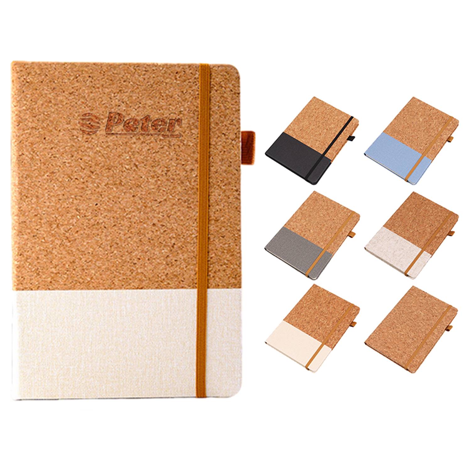 A5 Eco-Friendly PU Leather Lined Notebook 1