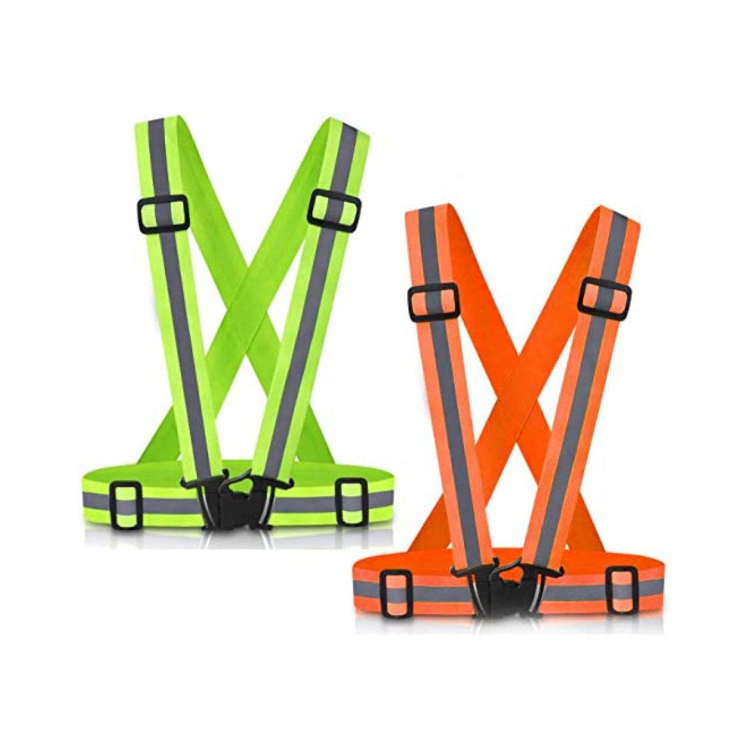Adjustable Reflective Tape Safety Running Cross Belt 7
