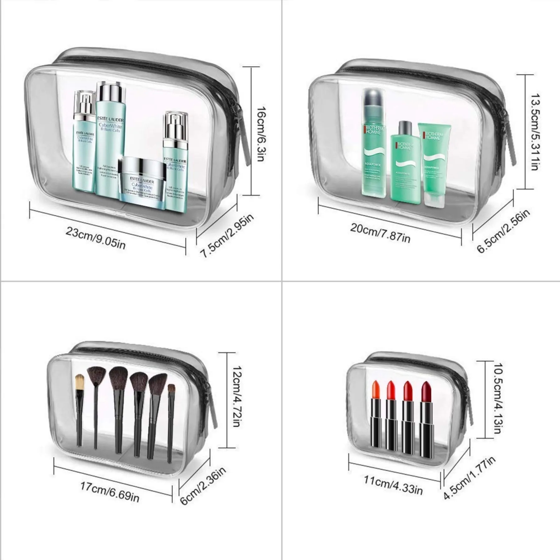 Clear Travel Bags For Toiletries 1