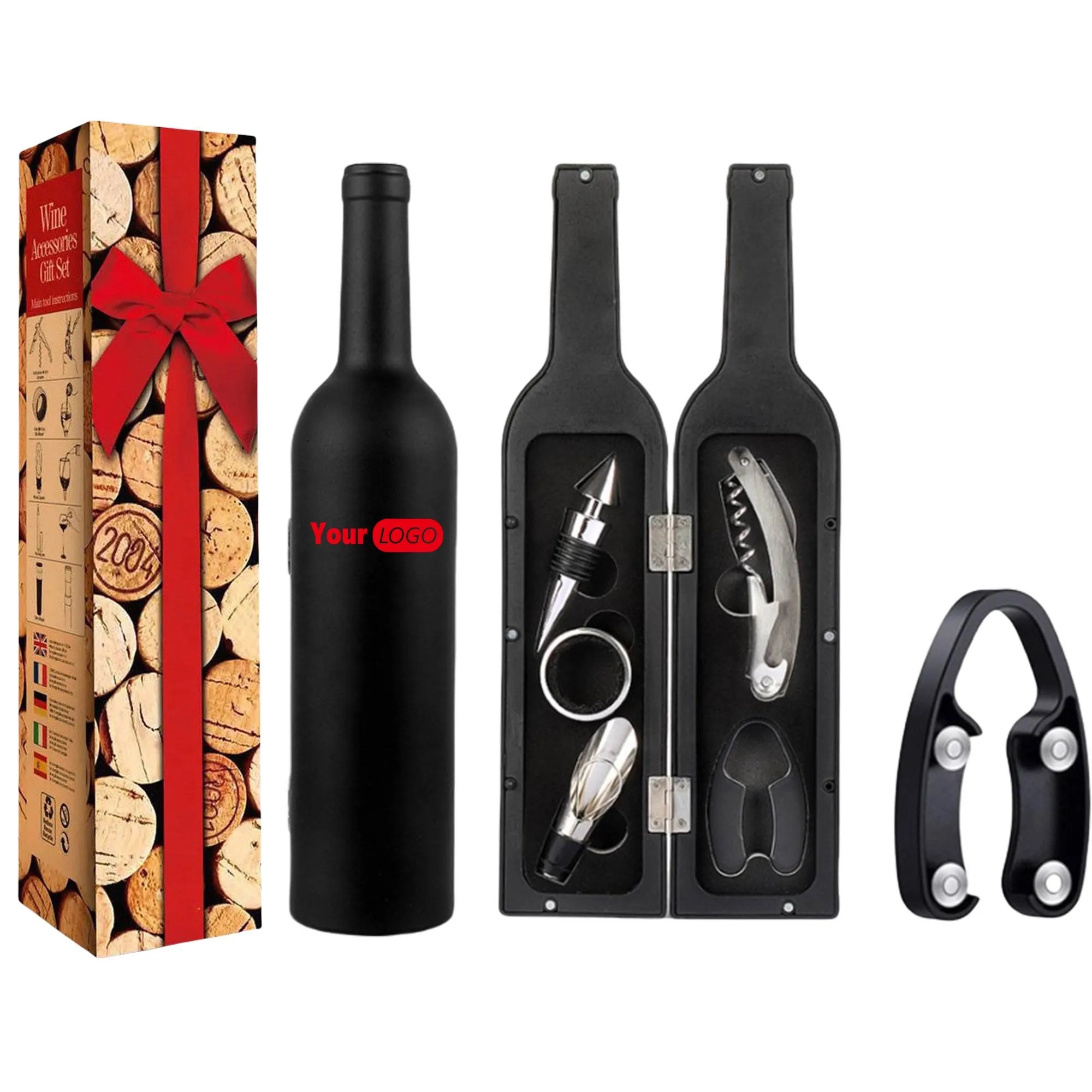 Bottle Shaped Wine Opener 5 Piece Set 7
