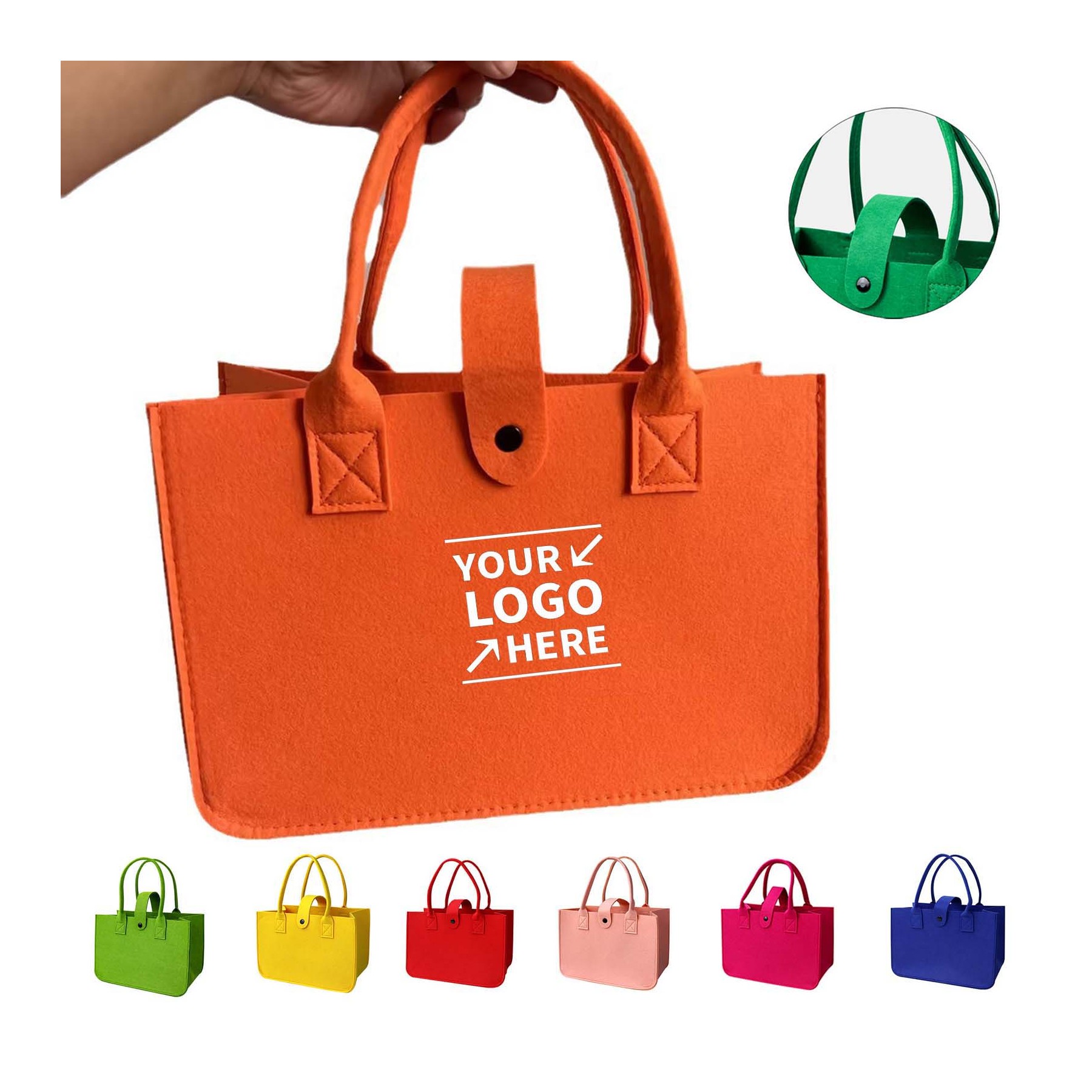 Felt Tote Handbag