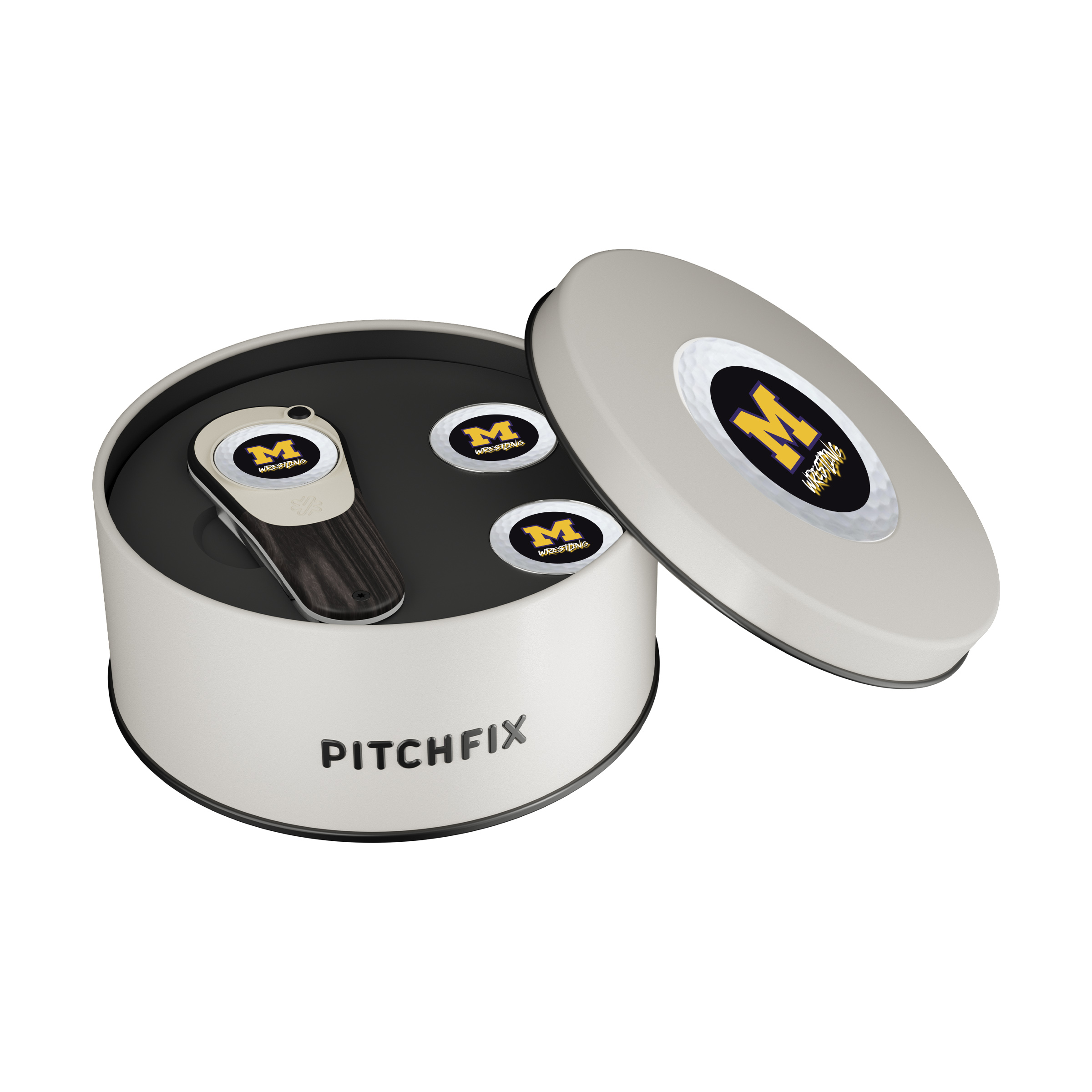 Pitchfix Woodie Golf Divot Tool Deluxe Gift Set 7