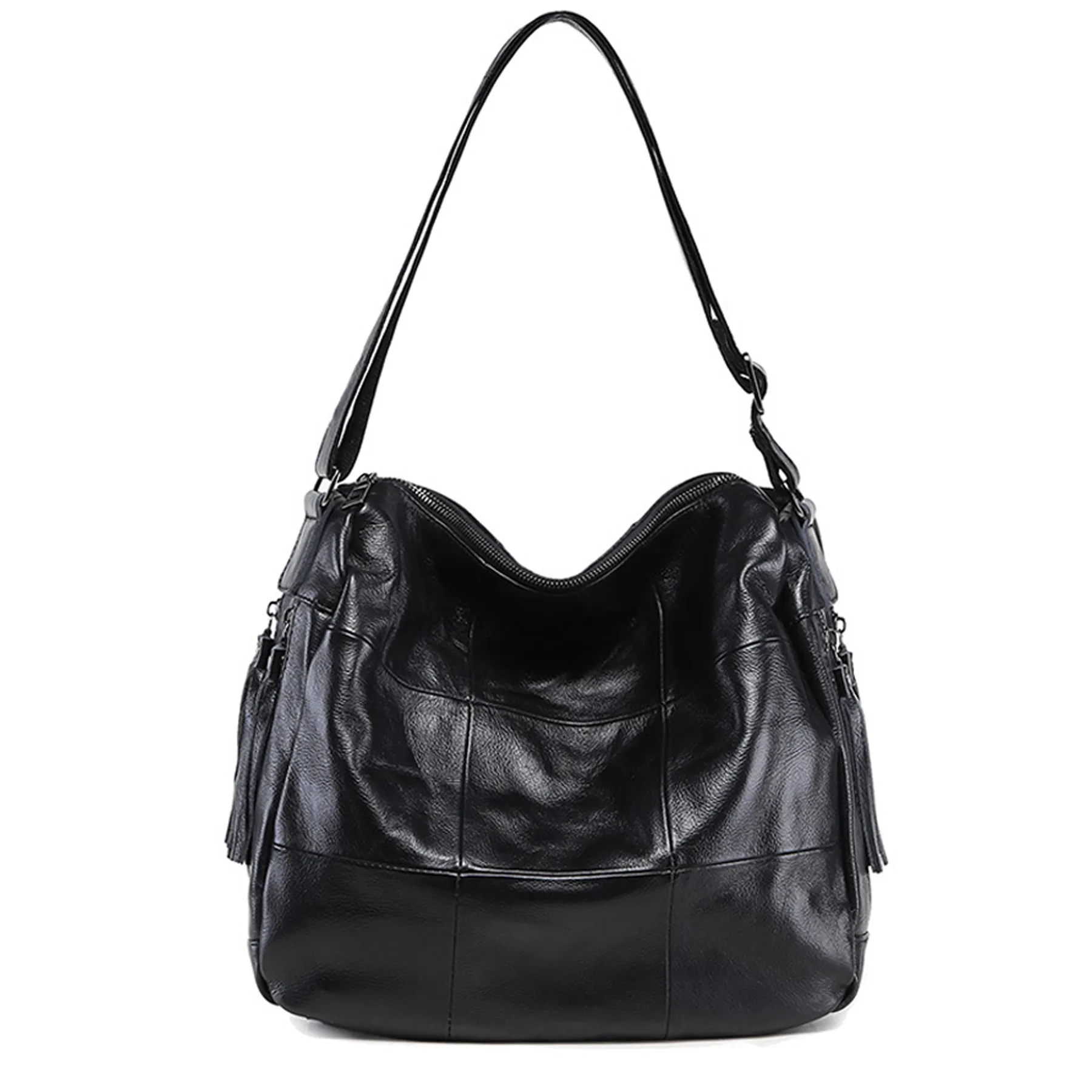 Genuine leather Hobo Purse Shoulder Bags for Women 2