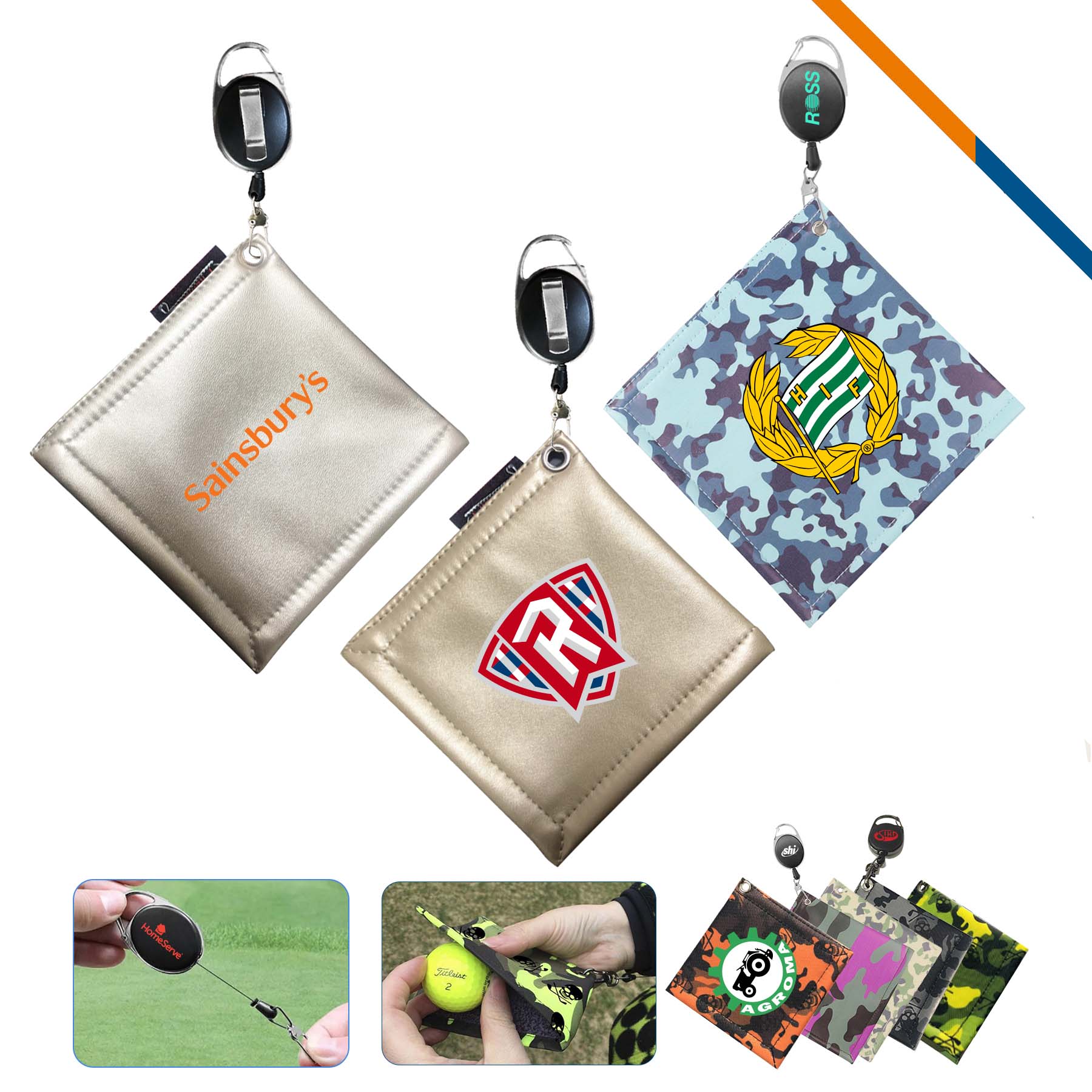 Kottom Retractable Golf Towel 3